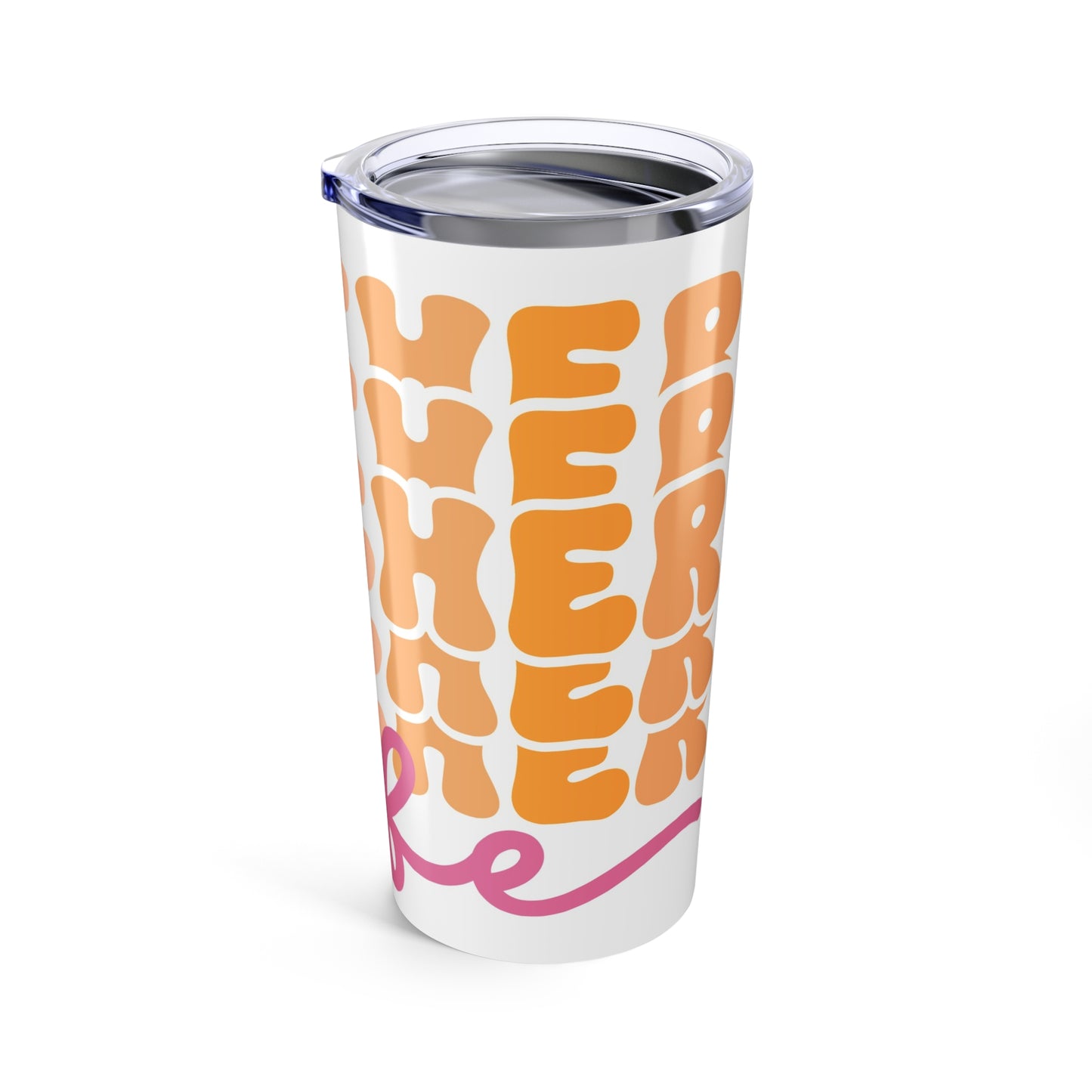 Peachy Vibes 20oz Tumbler – Perfect for Summer Sips, Beach Days, Gifts & Everyday Hydration, Cute Drinkware!