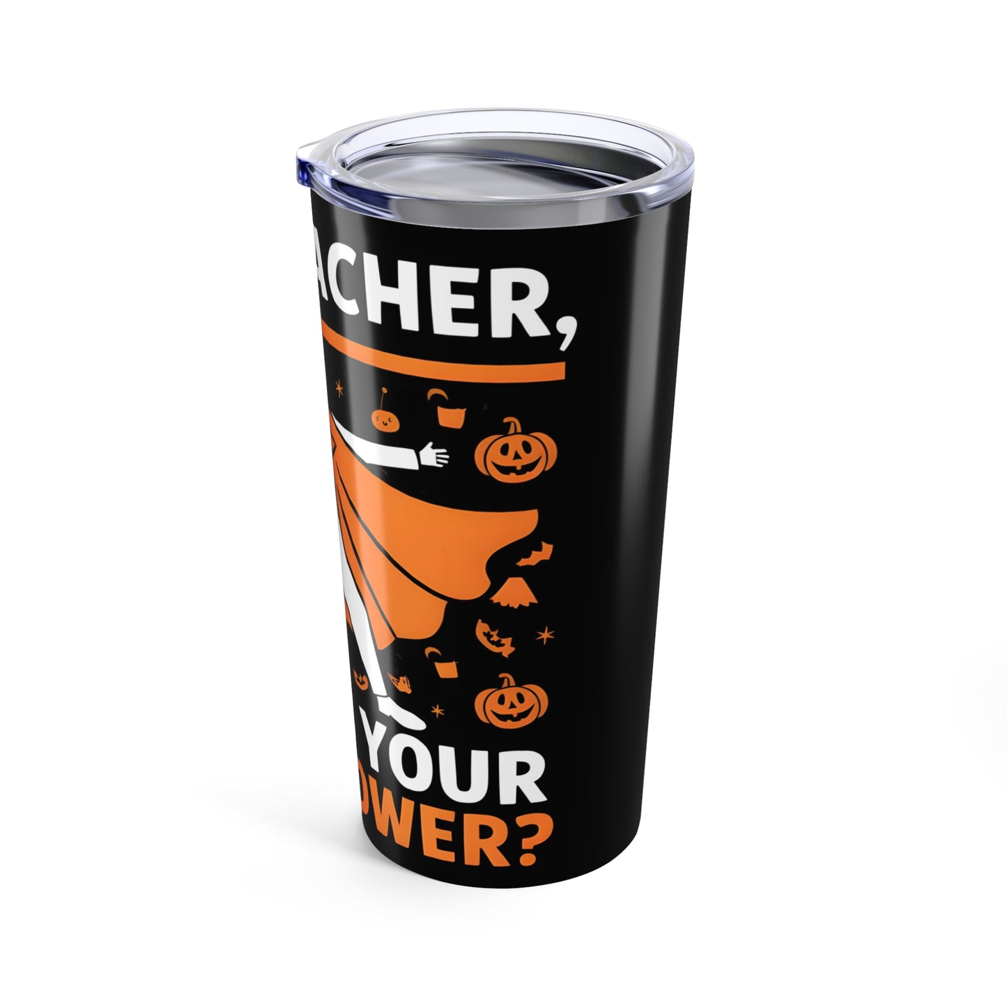 Superhero Teacher Tumbler - 20oz | Perfect for Gifts, Back to School, Halloween, Teacher Appreciation, Motivational Drinkware
