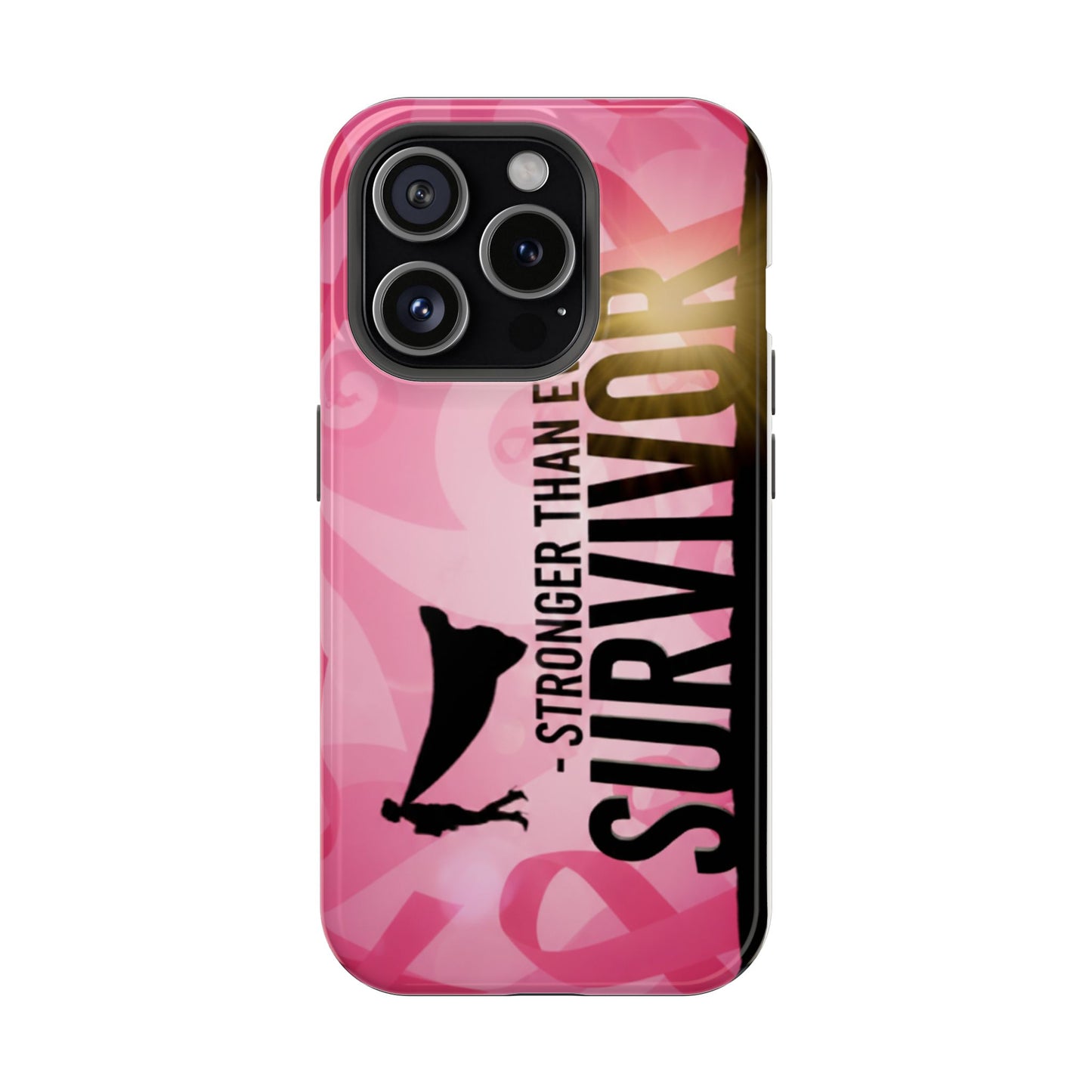 Survivor Impact-Resistant Phone Cases - Empowering, Stronger Than Ever, Gift for Fighters, Resilience Decor, Phone Protection
