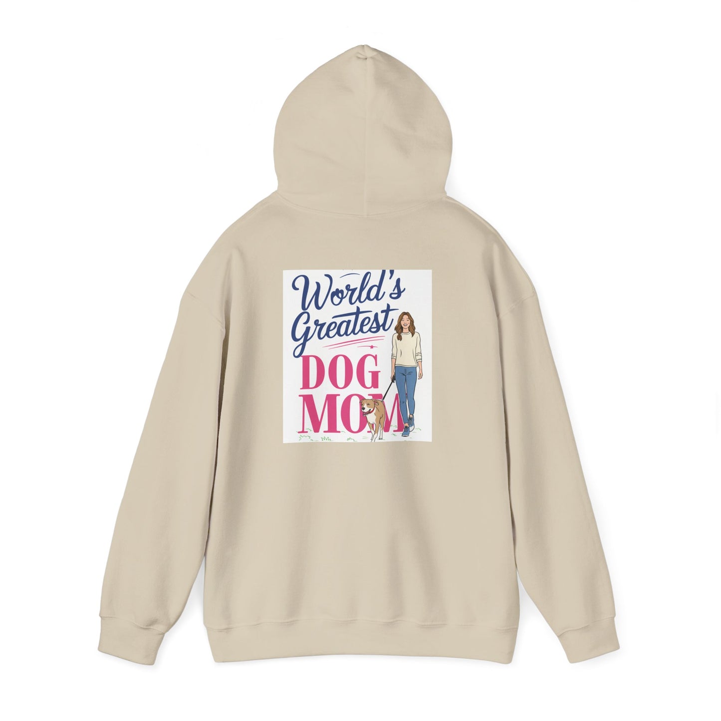 World's Greatest Dog Mom Hoodie | Cozy Gift for Pet Lovers | Ideal for Birthdays, Dog Events, and Everyday Wear