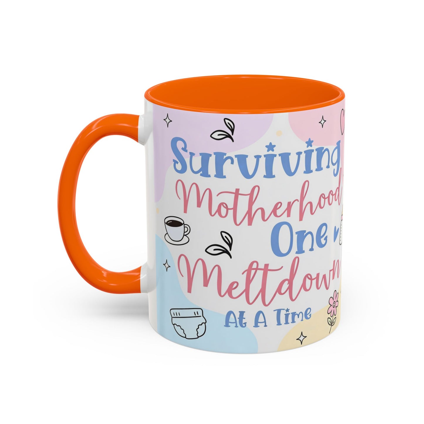 Surviving Motherhood One Meltdown at a Time Coffee Mug