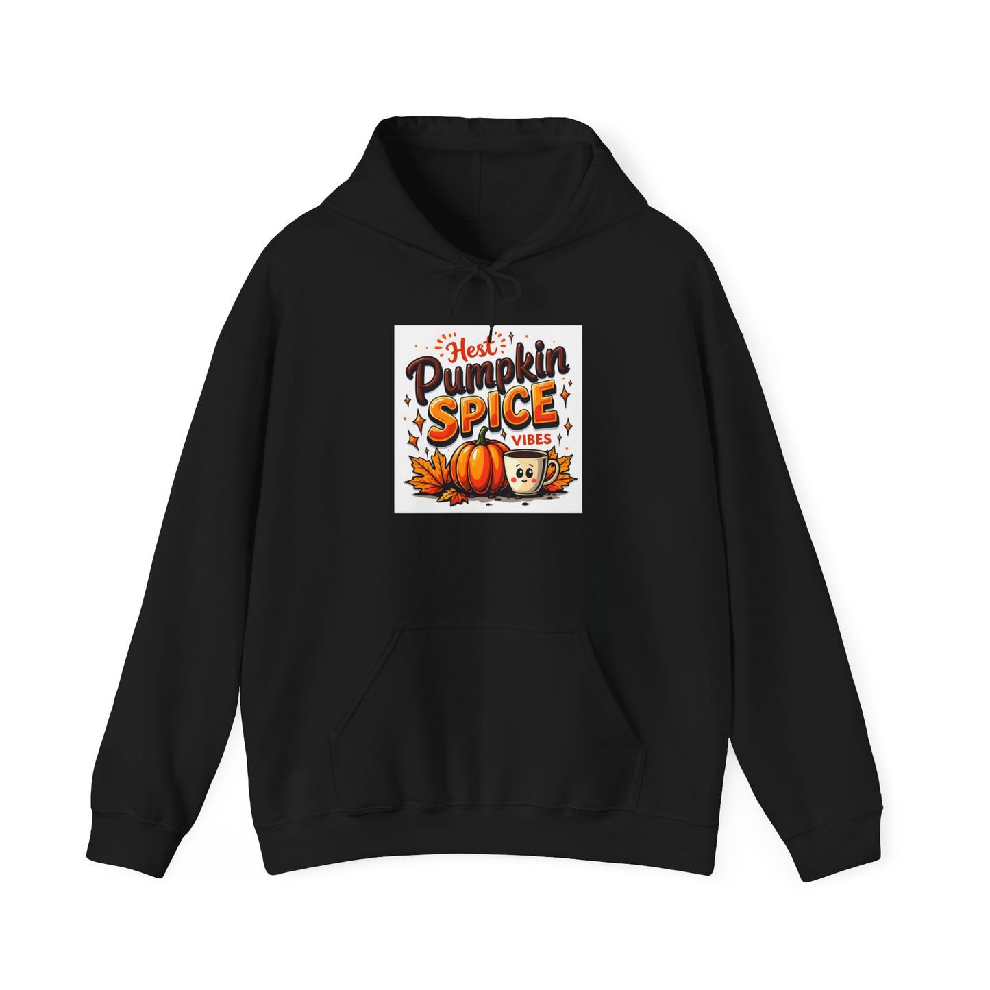 Cozy Pumpkin Spice Hoodie, Unisex Fall Sweatshirt, Autumn Vibes Apparel, Perfect for Halloween, Thanksgiving, Gift Idea