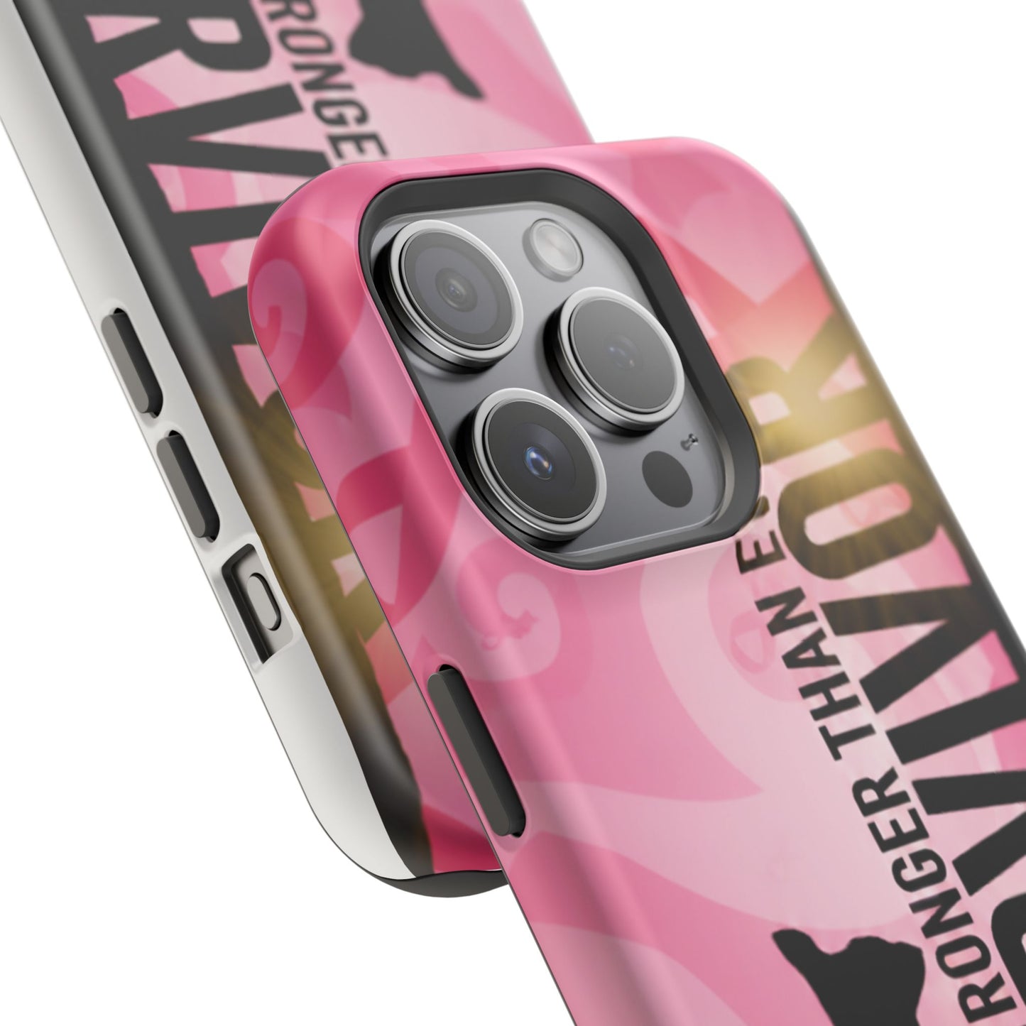 Survivor Impact-Resistant Phone Cases - Empowering, Stronger Than Ever, Gift for Fighters, Resilience Decor, Phone Protection