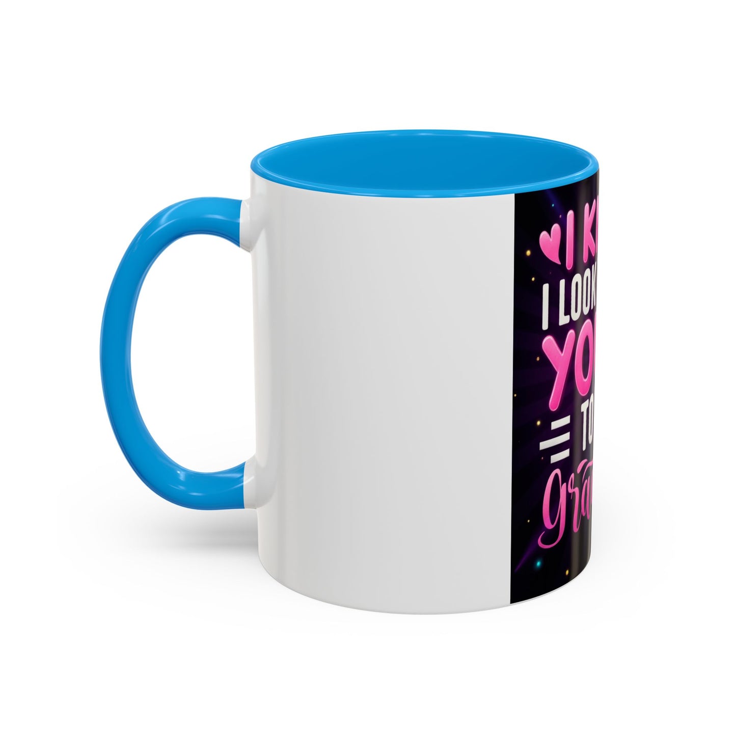 Colorful Grandma Mug - Fun Gift for Grandmothers, Unique Coffee Cup, Birthday, Mother's Day, Celebration, Colorful Design