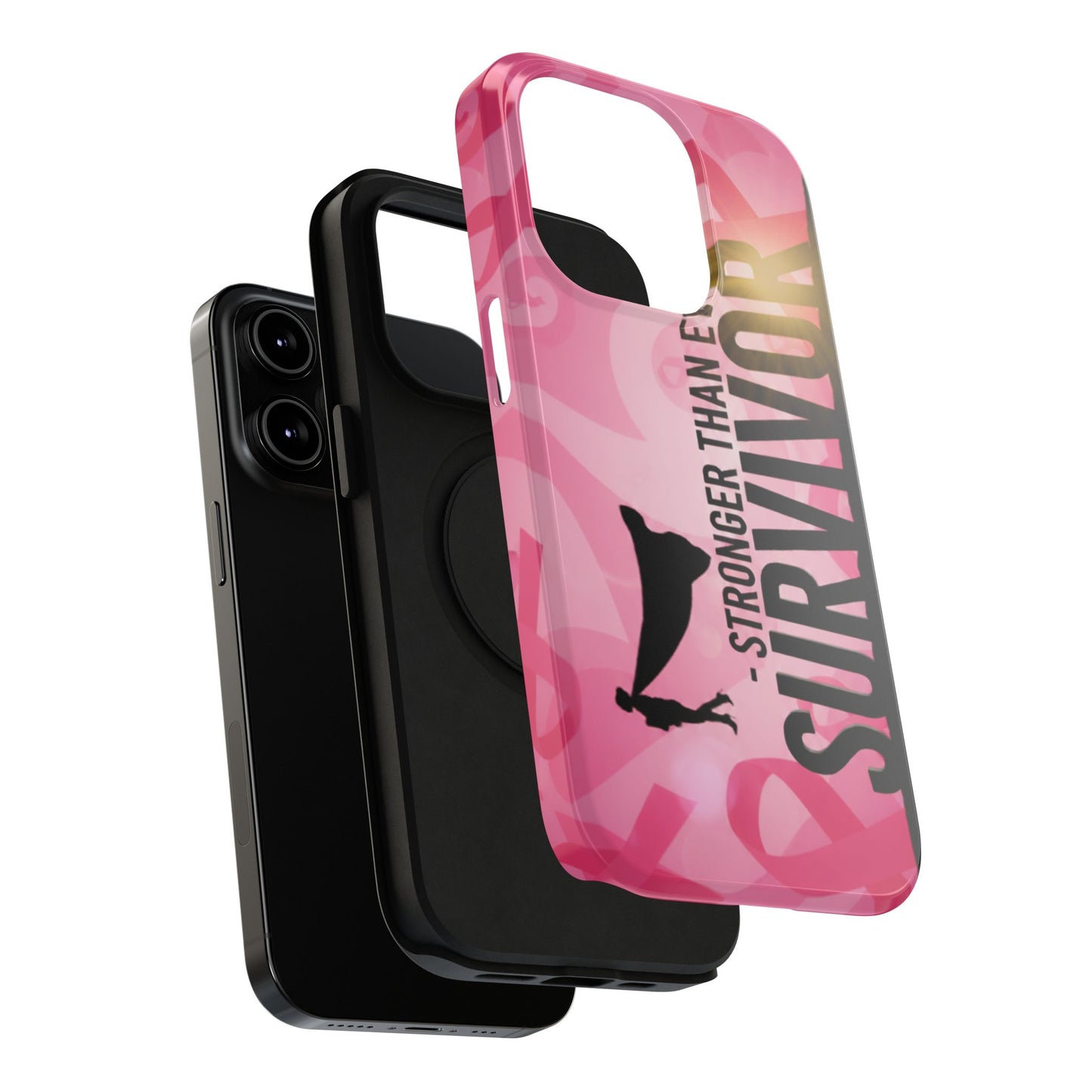 Survivor Impact-Resistant Phone Cases - Empowering, Stronger Than Ever, Gift for Fighters, Resilience Decor, Phone Protection
