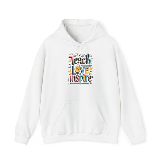 Inspirational Teacher Hoodie - Unisex Heavy Blend Sweatshirt, Gifts for Educators, Back to School Apparel, Positive Vibes Clothing, [...]