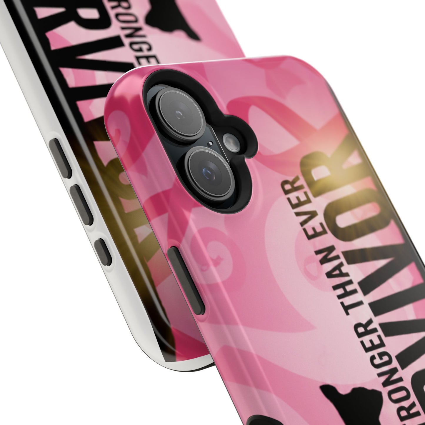 Survivor Impact-Resistant Phone Cases - Empowering, Stronger Than Ever, Gift for Fighters, Resilience Decor, Phone Protection