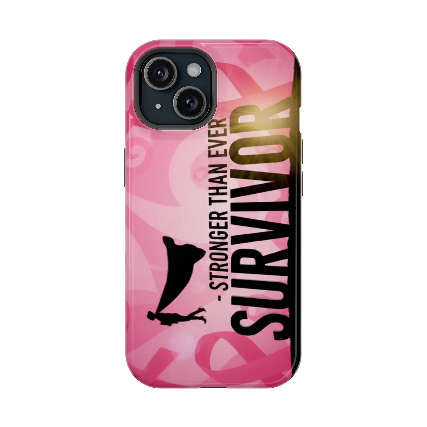 Survivor Impact-Resistant Phone Cases - Empowering, Stronger Than Ever, Gift for Fighters, Resilience Decor, Phone Protection