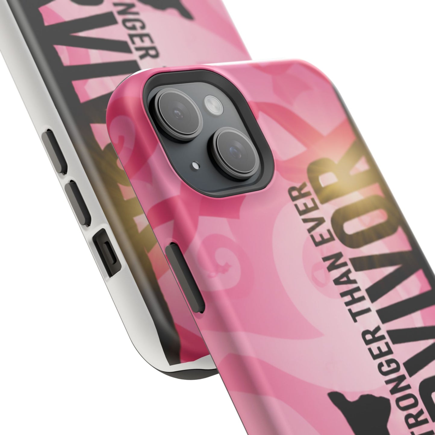 Survivor Impact-Resistant Phone Cases - Empowering, Stronger Than Ever, Gift for Fighters, Resilience Decor, Phone Protection