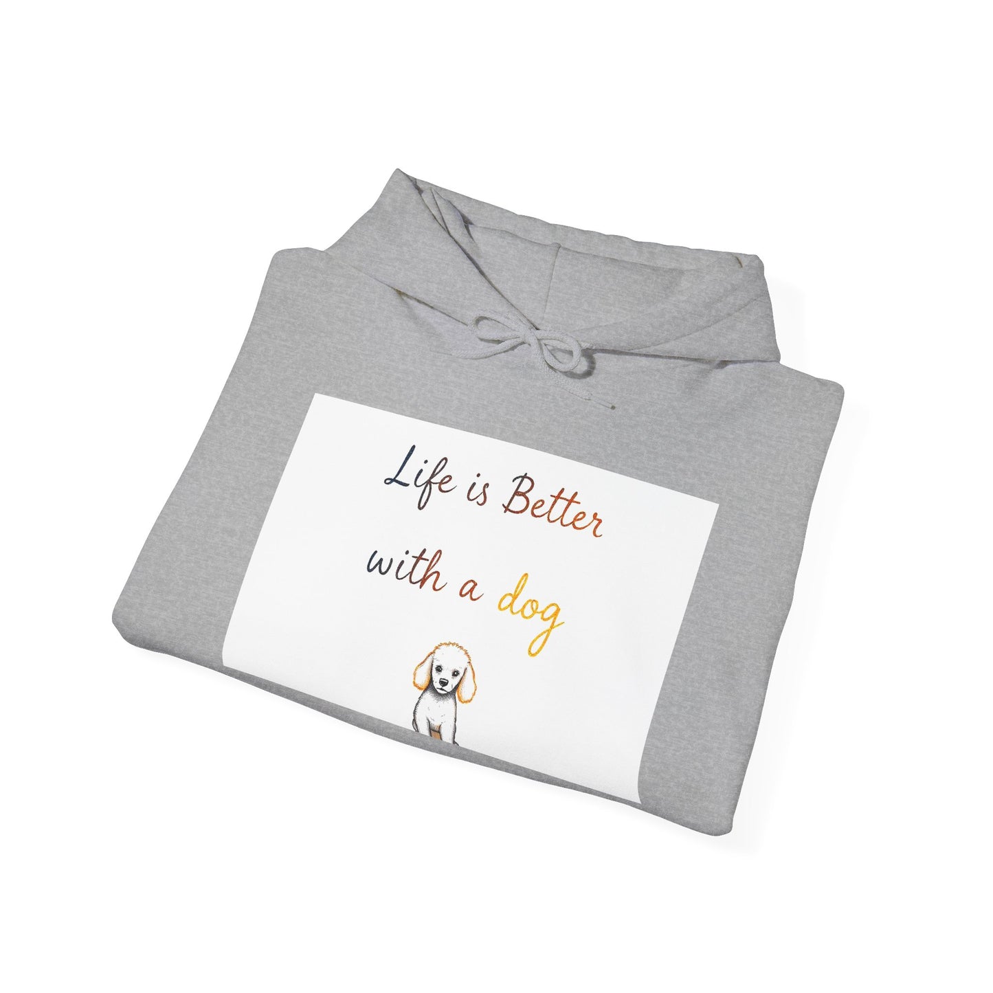 Life is Better with a Dog Hoodie - Unisex Sweatshirt for Dog Lovers, Cozy Gift for Pet Owners, Dog-Themed Apparel, Cute Dog Design, [...]