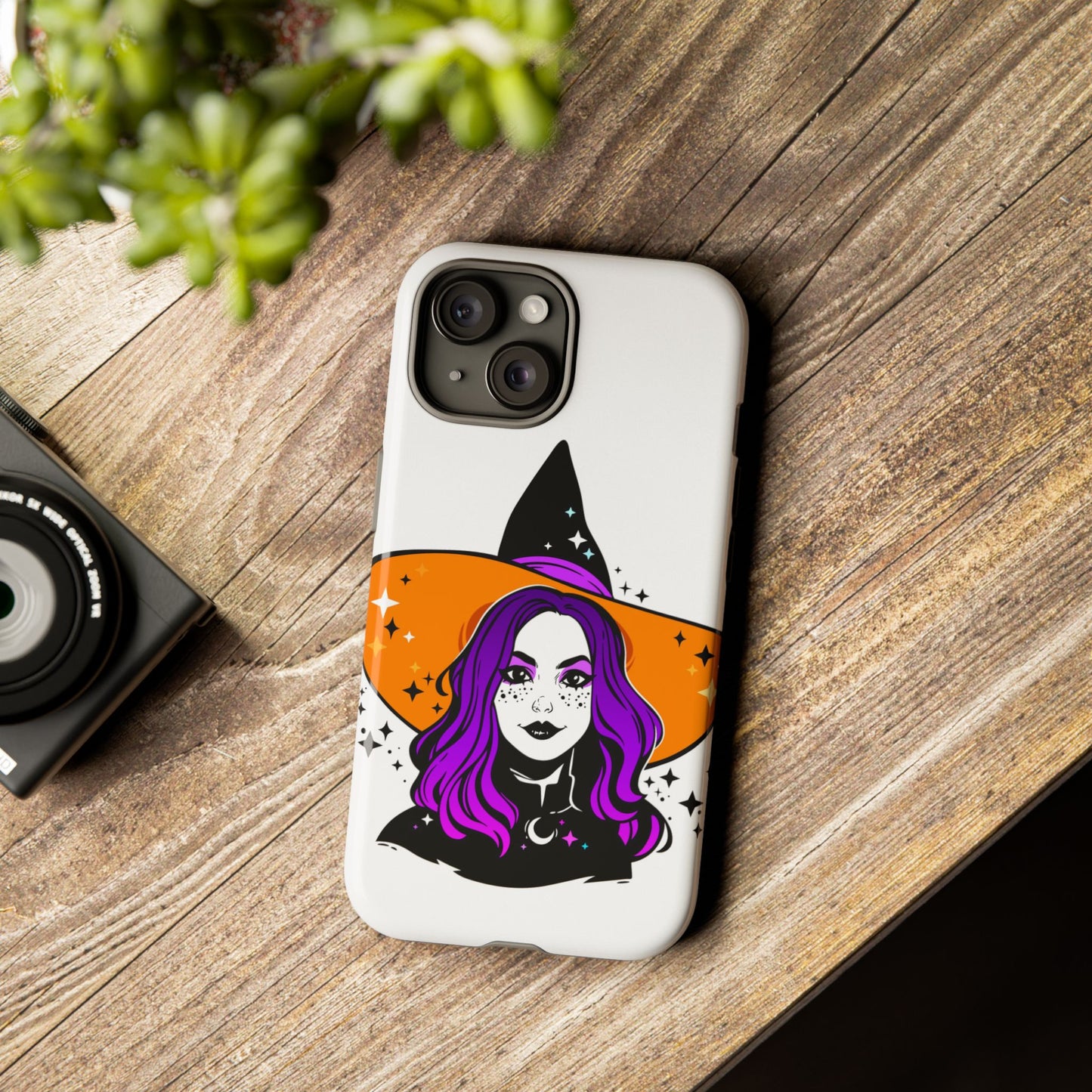 Witchy Phone Case - Tough Cases with Magical Vibe, Halloween Decor, Phone Accessory, Gift for Witch Lovers, Cute Smartphone Case