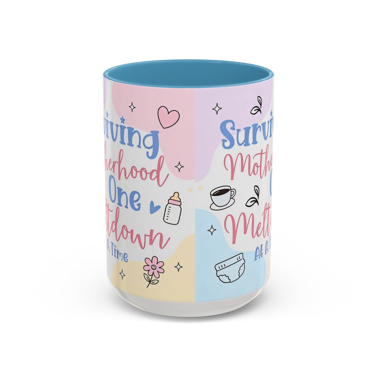 Surviving Motherhood One Meltdown at a Time Coffee Mug