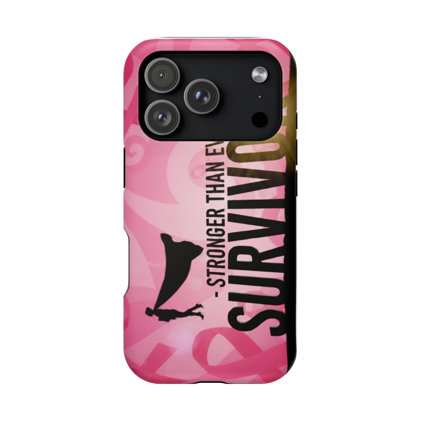 Survivor Impact-Resistant Phone Cases - Empowering, Stronger Than Ever, Gift for Fighters, Resilience Decor, Phone Protection