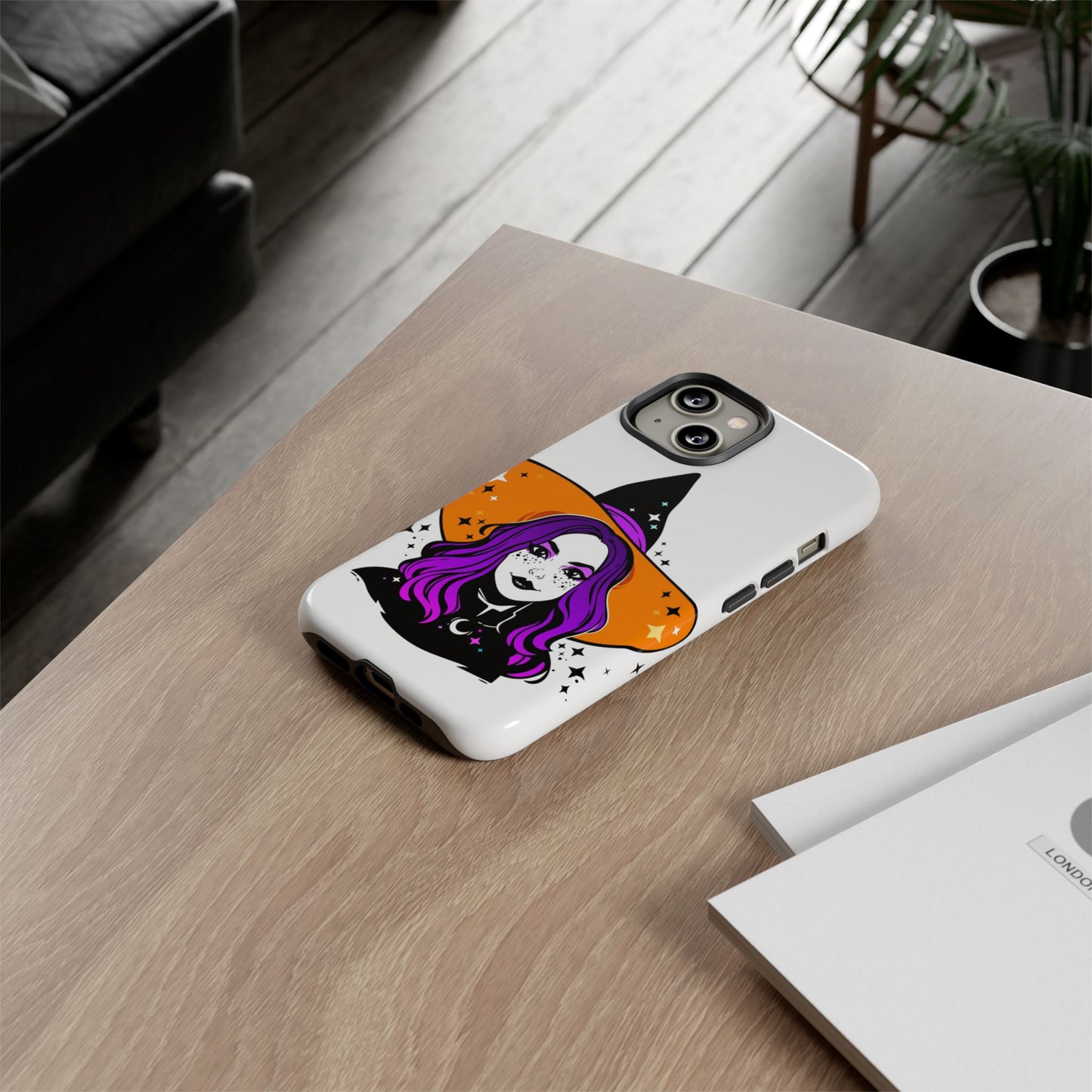 Witchy Phone Case - Tough Cases with Magical Vibe, Halloween Decor, Phone Accessory, Gift for Witch Lovers, Cute Smartphone Case
