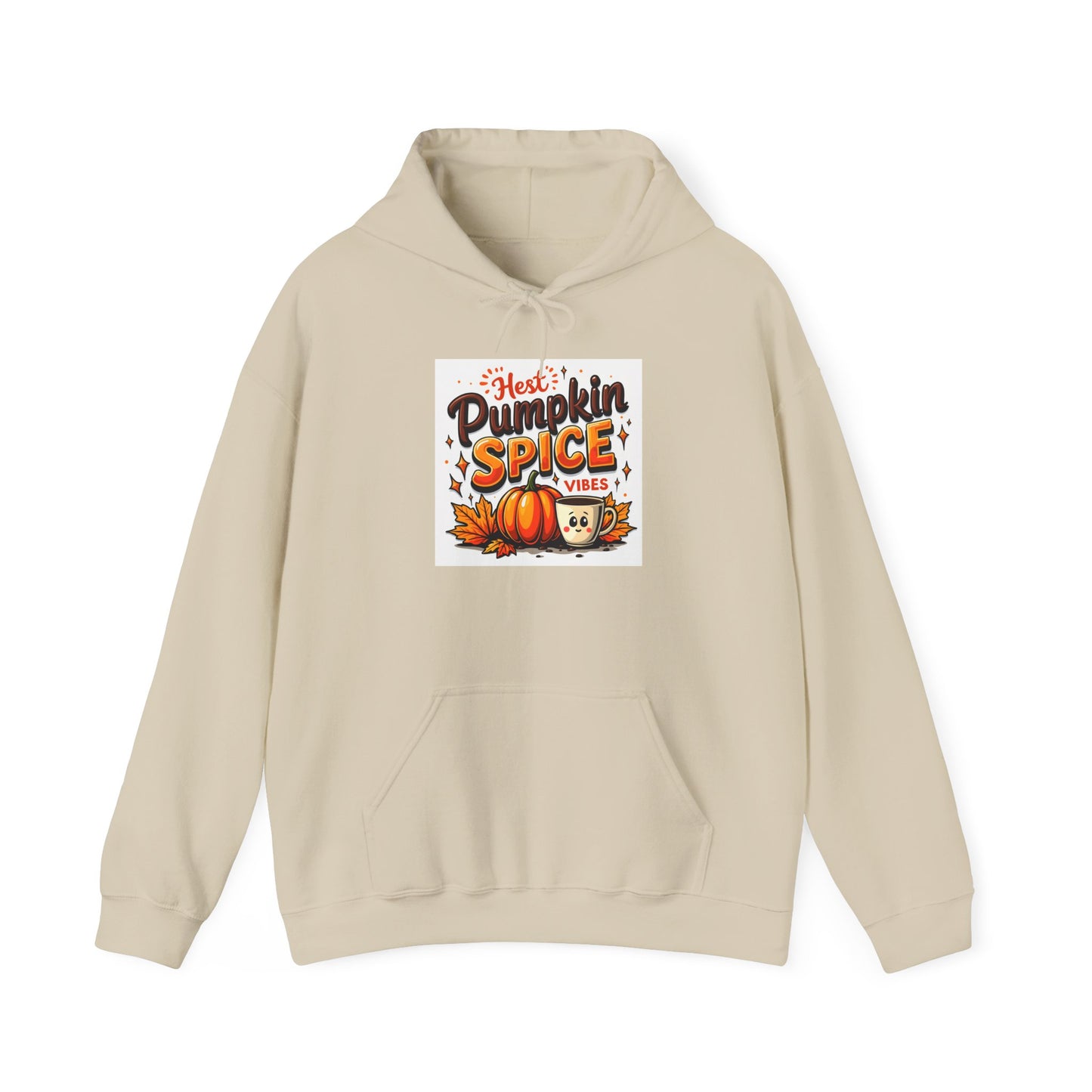 Cozy Pumpkin Spice Hoodie, Unisex Fall Sweatshirt, Autumn Vibes Apparel, Perfect for Halloween, Thanksgiving, Gift Idea
