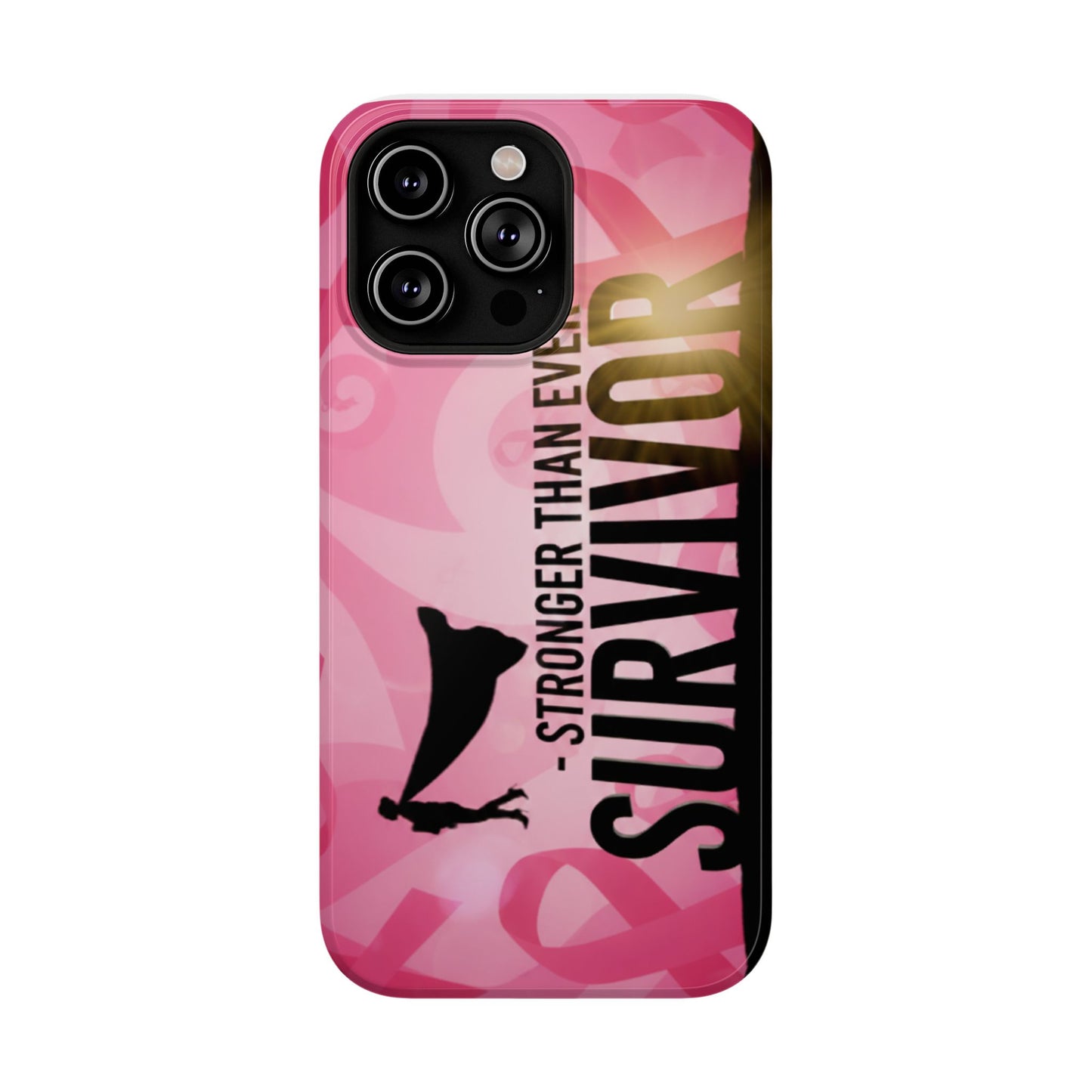 Survivor Impact-Resistant Phone Cases - Empowering, Stronger Than Ever, Gift for Fighters, Resilience Decor, Phone Protection