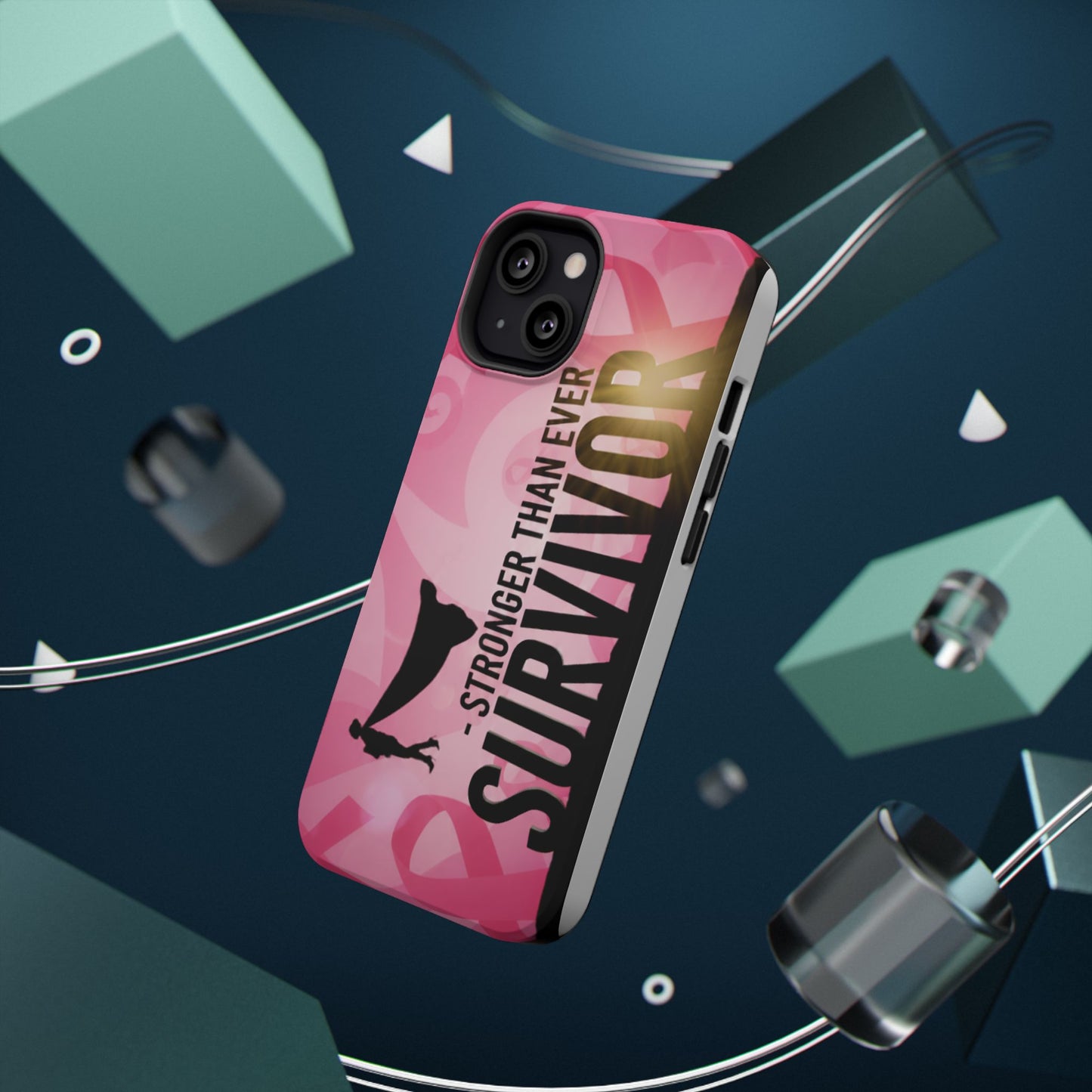 Survivor Impact-Resistant Phone Cases - Empowering, Stronger Than Ever, Gift for Fighters, Resilience Decor, Phone Protection