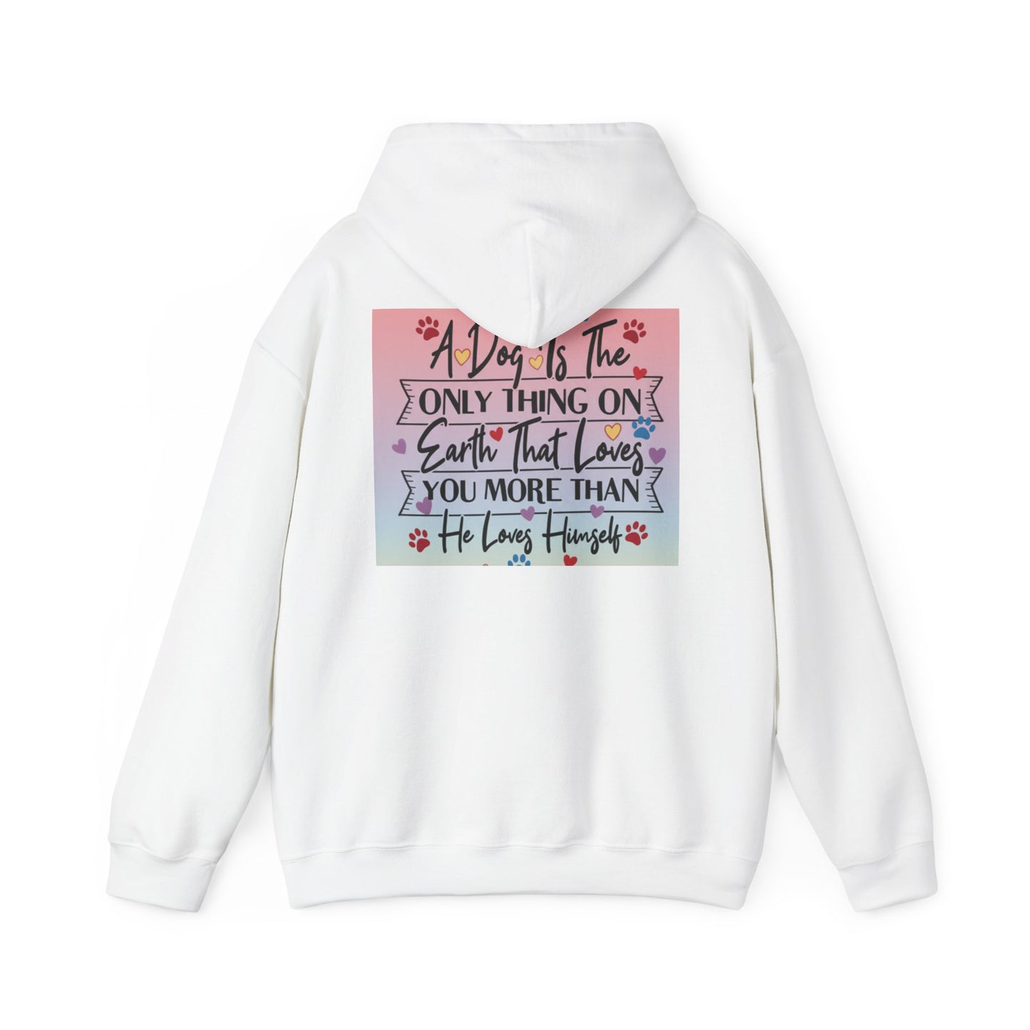 Dog Lover's Hooded Sweatshirt - Cozy Gift for Pet Owners, Perfect for Birthdays, Holidays, or Dog Adoption Events, Inspirational Dog Quote