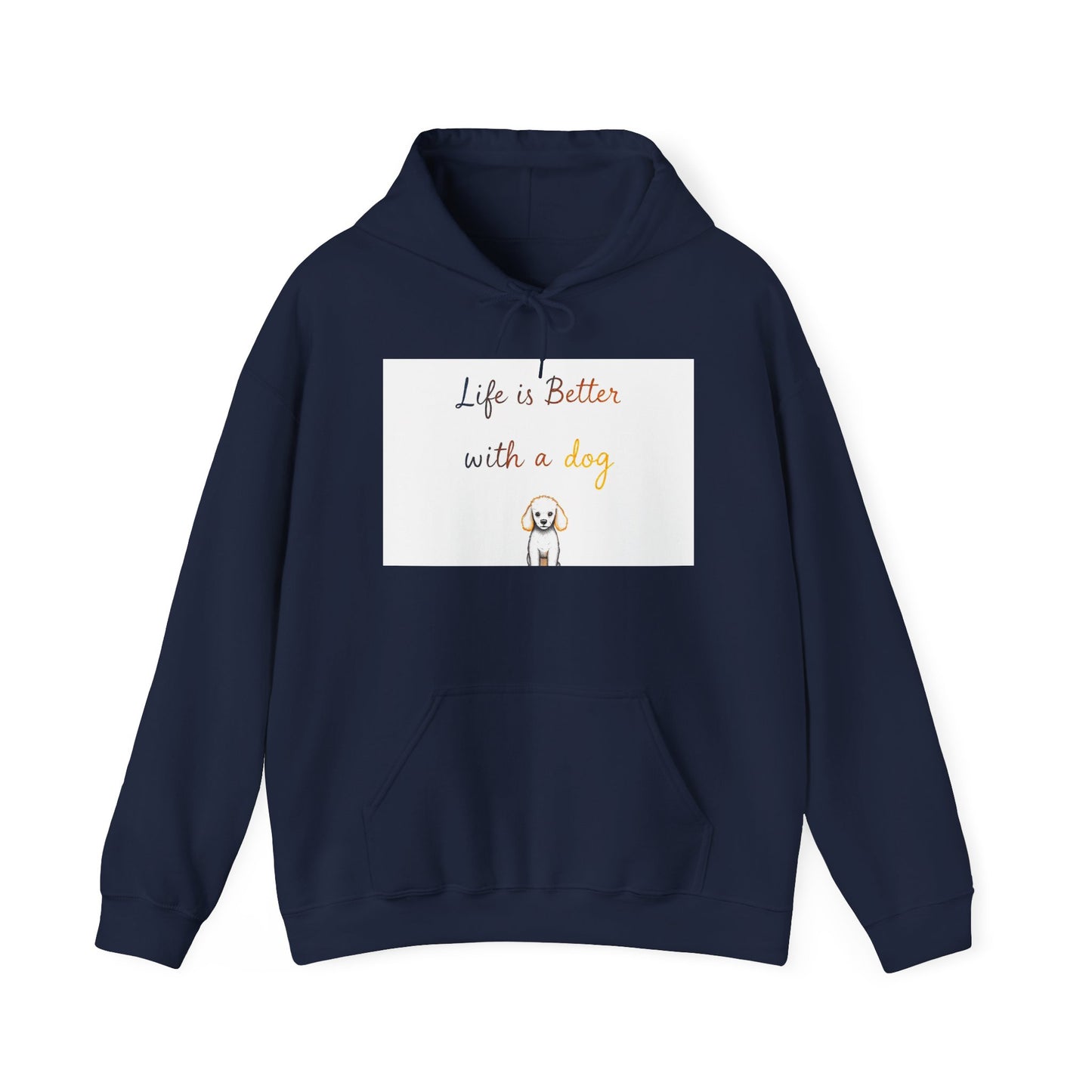 Life is Better with a Dog Hoodie - Unisex Sweatshirt for Dog Lovers, Cozy Gift for Pet Owners, Dog-Themed Apparel, Cute Dog Design, [...]