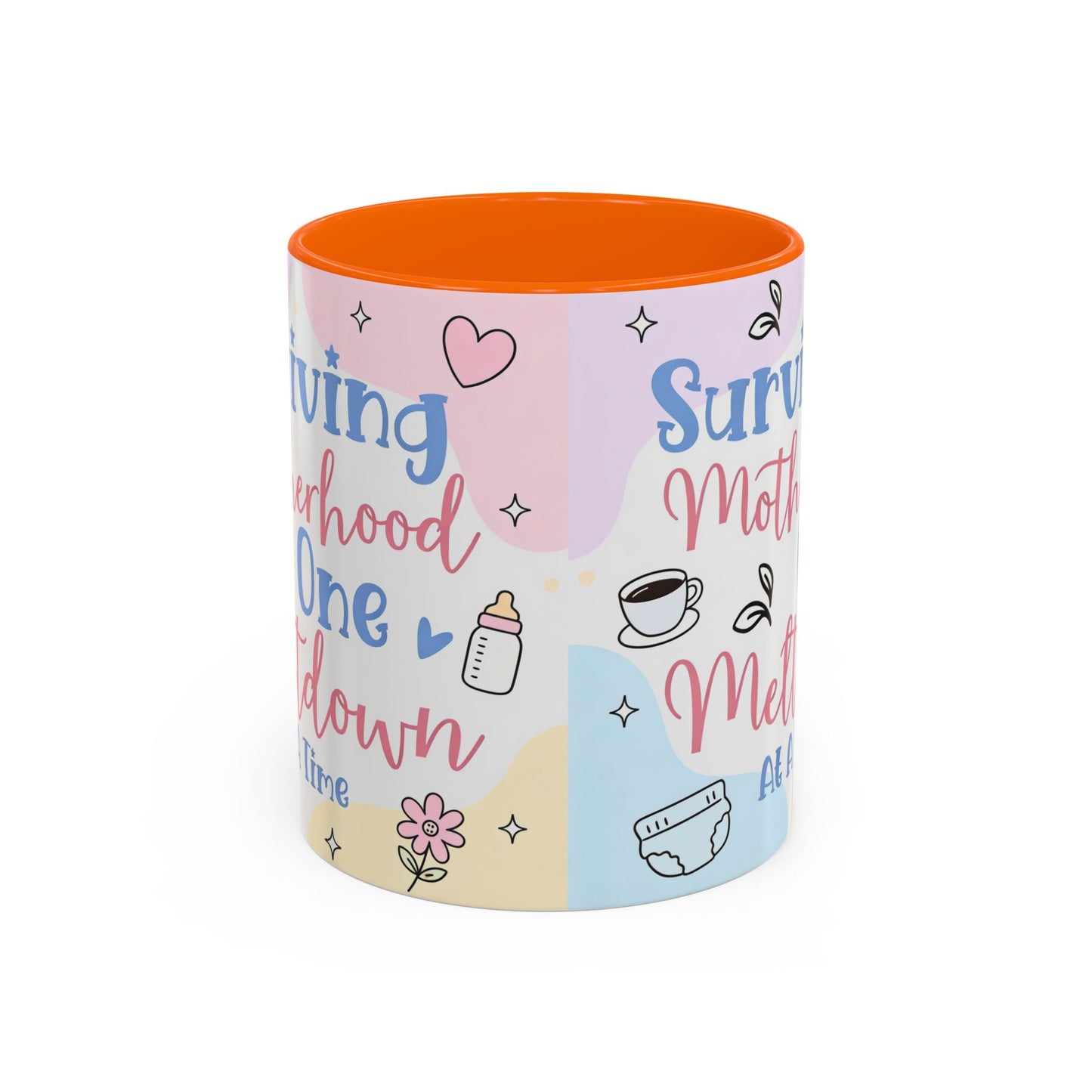 Surviving Motherhood One Meltdown at a Time Coffee Mug