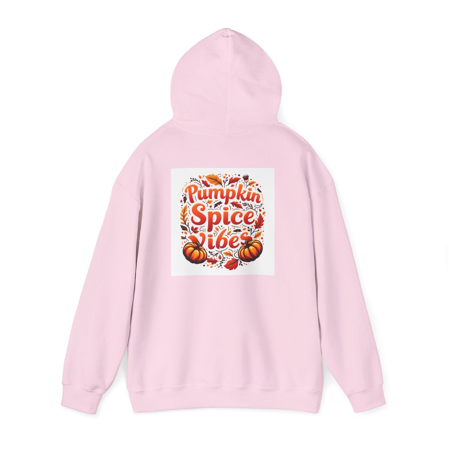 Pumpkin Spice Vibes Hoodie, Fall Fashion, Cozy Sweatshirt for Autumn, Graphic Hooded Sweatshirt, Halloween Gift, Pumpkin Lovers