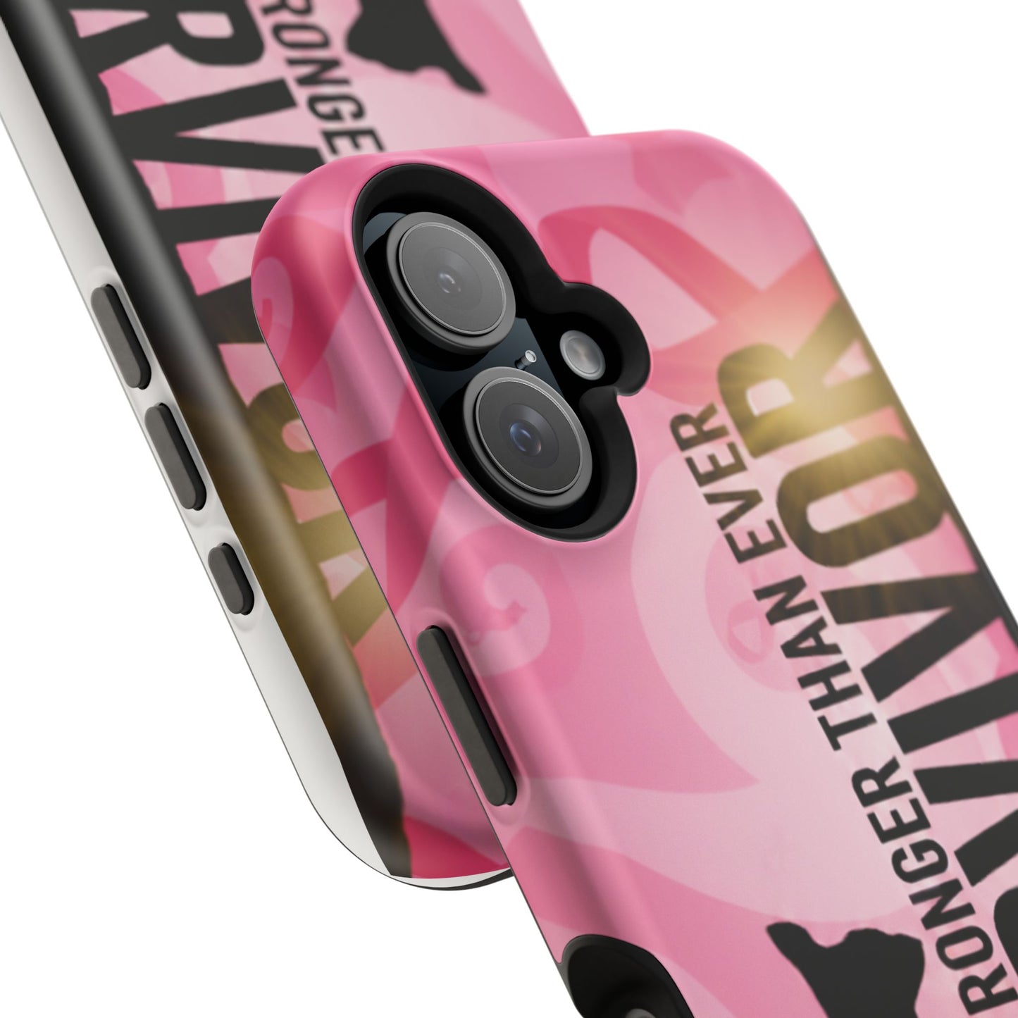 Survivor Impact-Resistant Phone Cases - Empowering, Stronger Than Ever, Gift for Fighters, Resilience Decor, Phone Protection