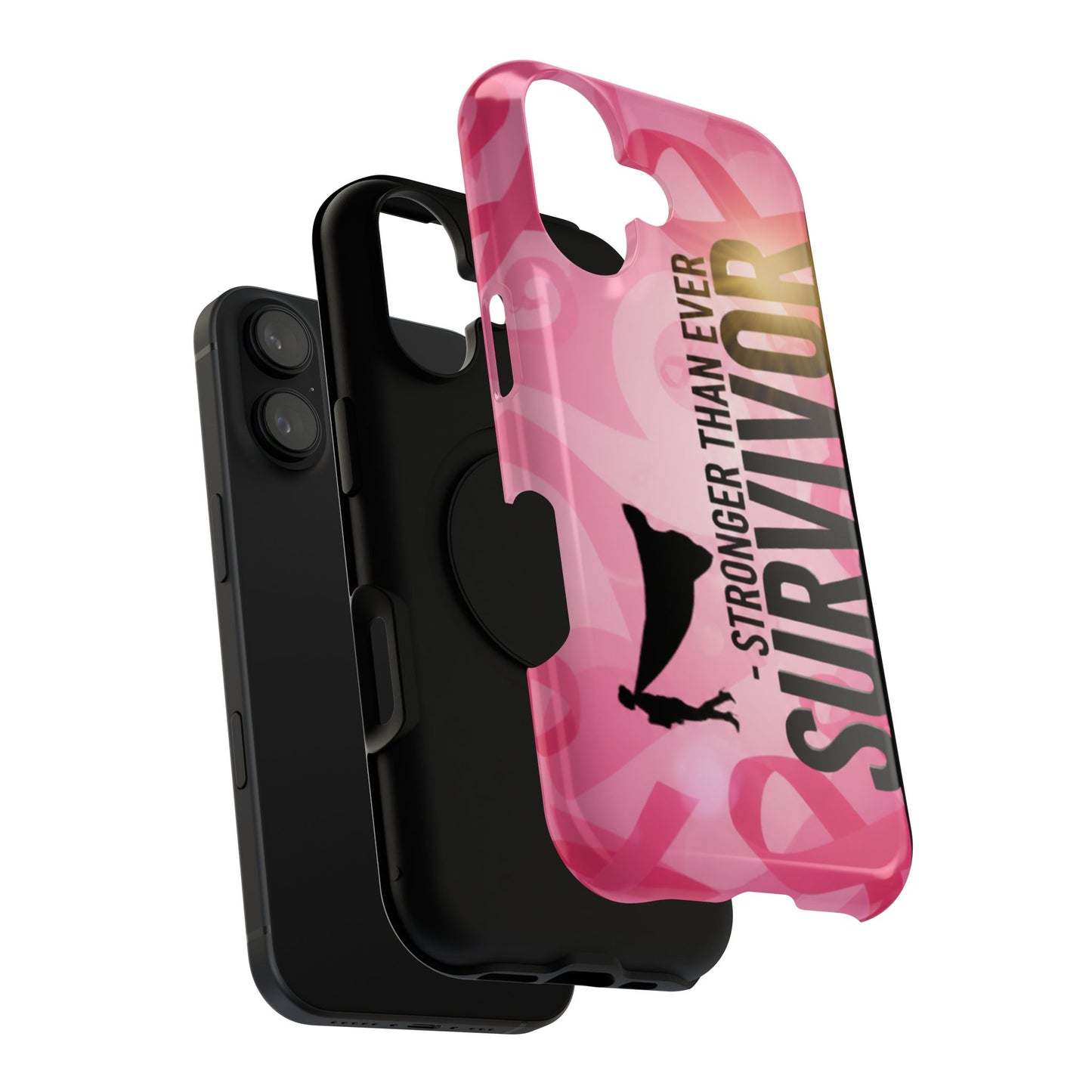 Survivor Impact-Resistant Phone Cases - Empowering, Stronger Than Ever, Gift for Fighters, Resilience Decor, Phone Protection