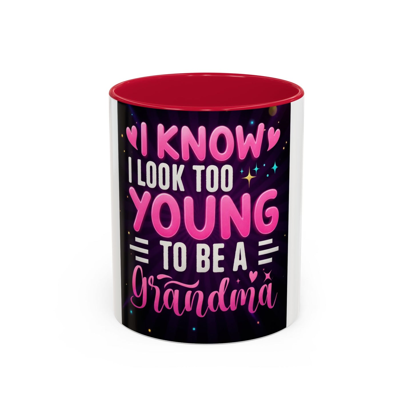 Colorful Grandma Mug - Fun Gift for Grandmothers, Unique Coffee Cup, Birthday, Mother's Day, Celebration, Colorful Design
