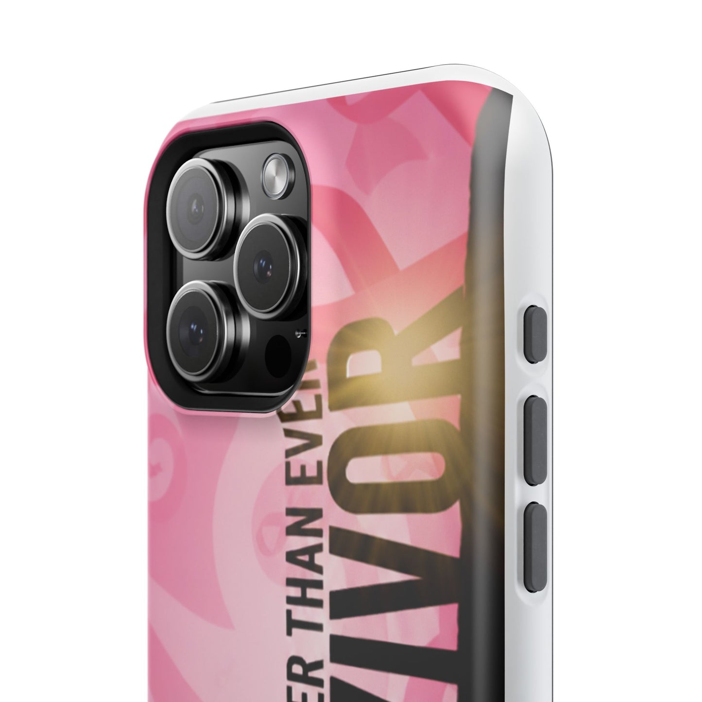 Survivor Impact-Resistant Phone Cases - Empowering, Stronger Than Ever, Gift for Fighters, Resilience Decor, Phone Protection