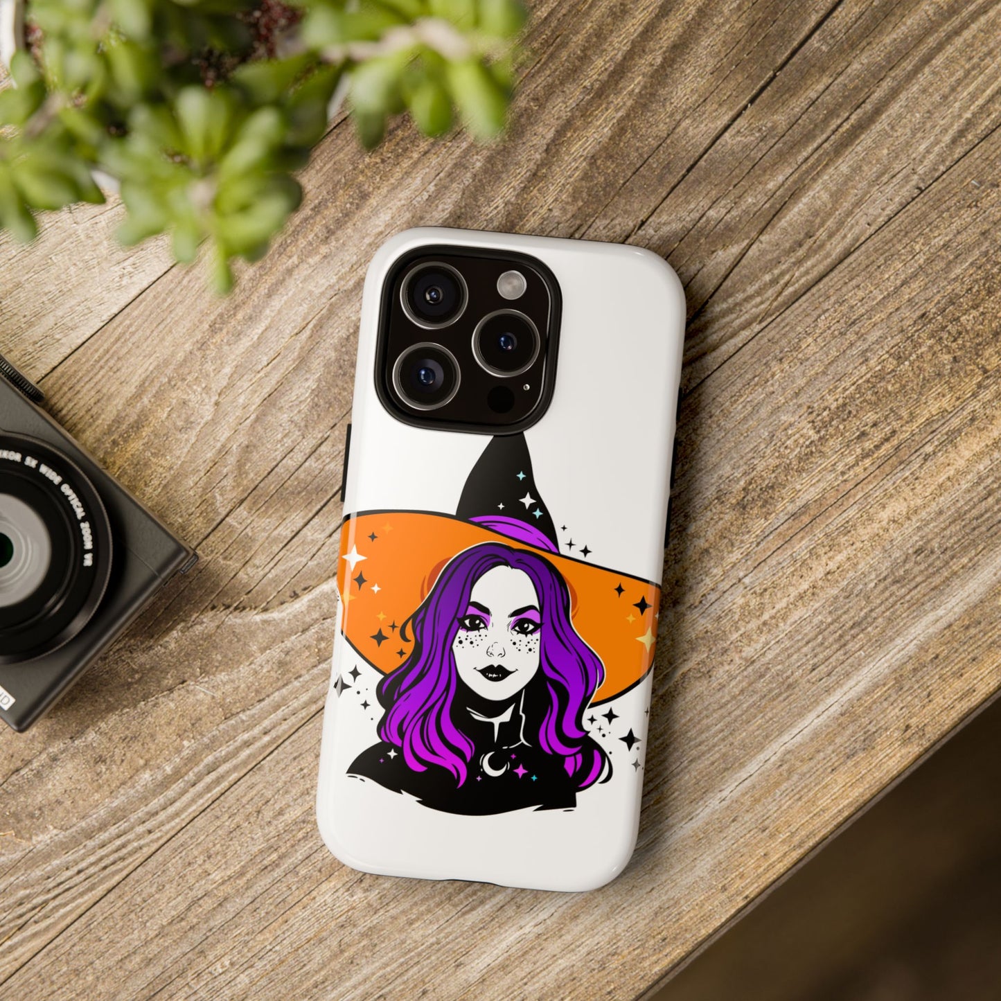 Witchy Phone Case - Tough Cases with Magical Vibe, Halloween Decor, Phone Accessory, Gift for Witch Lovers, Cute Smartphone Case