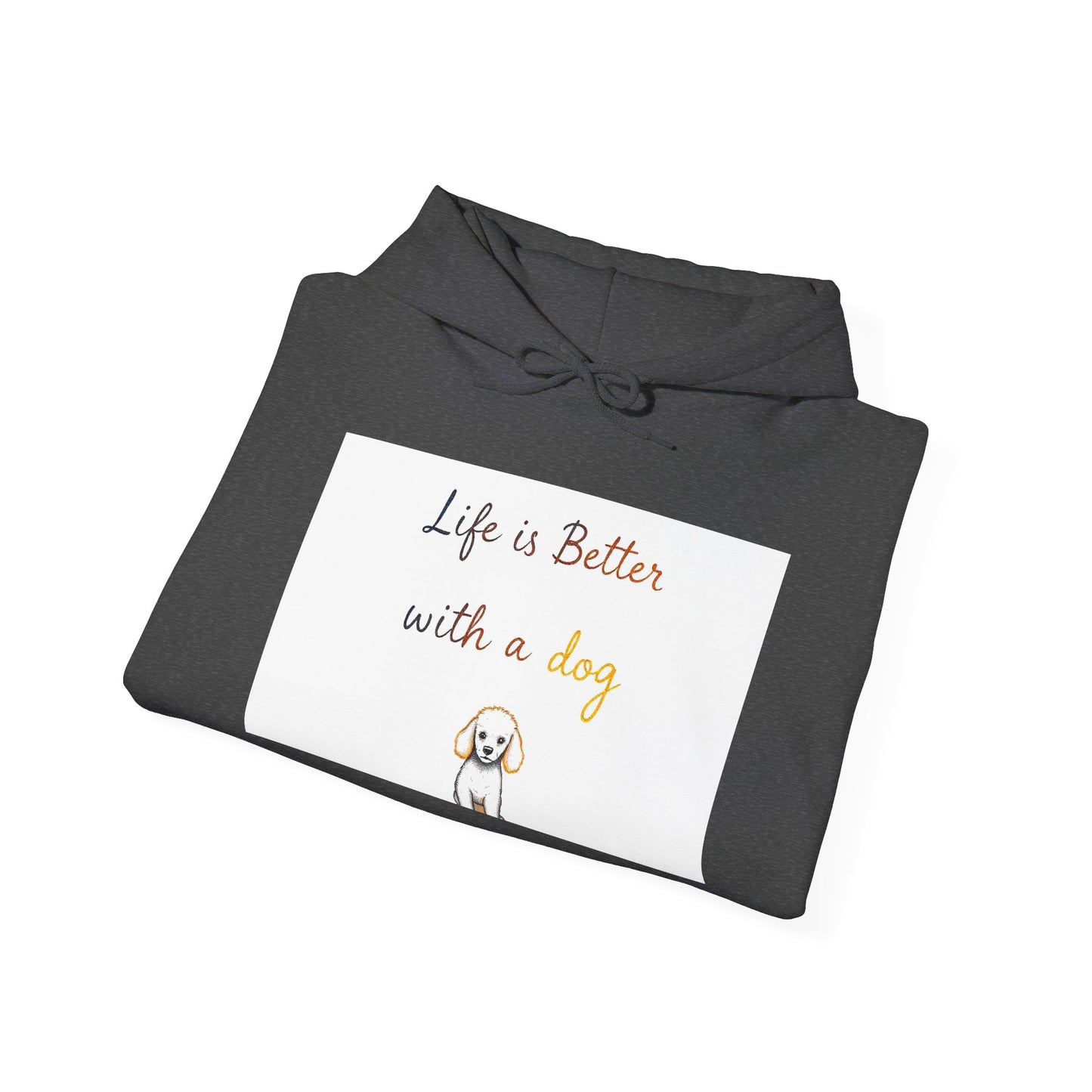 Life is Better with a Dog Hoodie - Unisex Sweatshirt for Dog Lovers, Cozy Gift for Pet Owners, Dog-Themed Apparel, Cute Dog Design, [...]