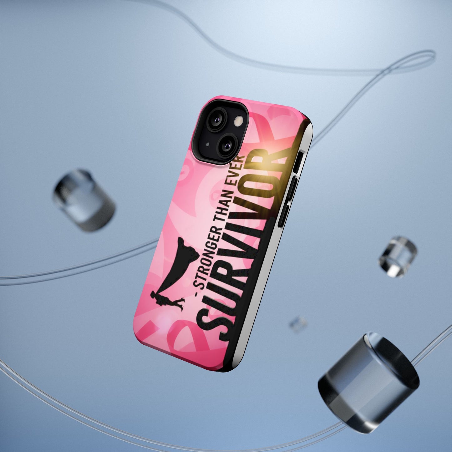 Survivor Impact-Resistant Phone Cases - Empowering, Stronger Than Ever, Gift for Fighters, Resilience Decor, Phone Protection