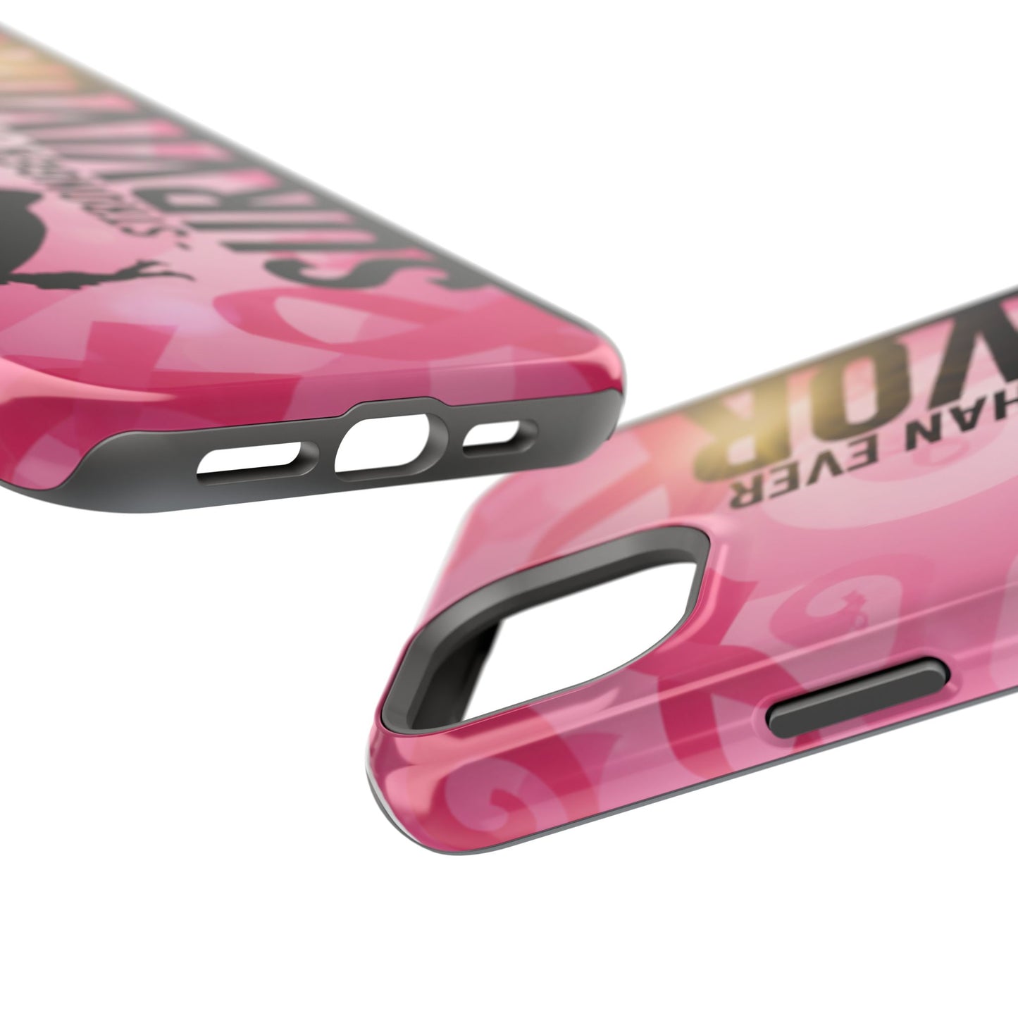 Survivor Impact-Resistant Phone Cases - Empowering, Stronger Than Ever, Gift for Fighters, Resilience Decor, Phone Protection