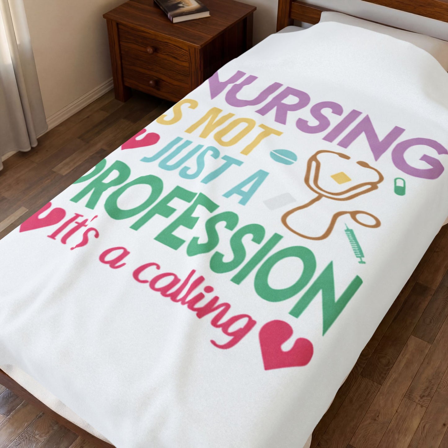 Nursing Calling Plush Blanket