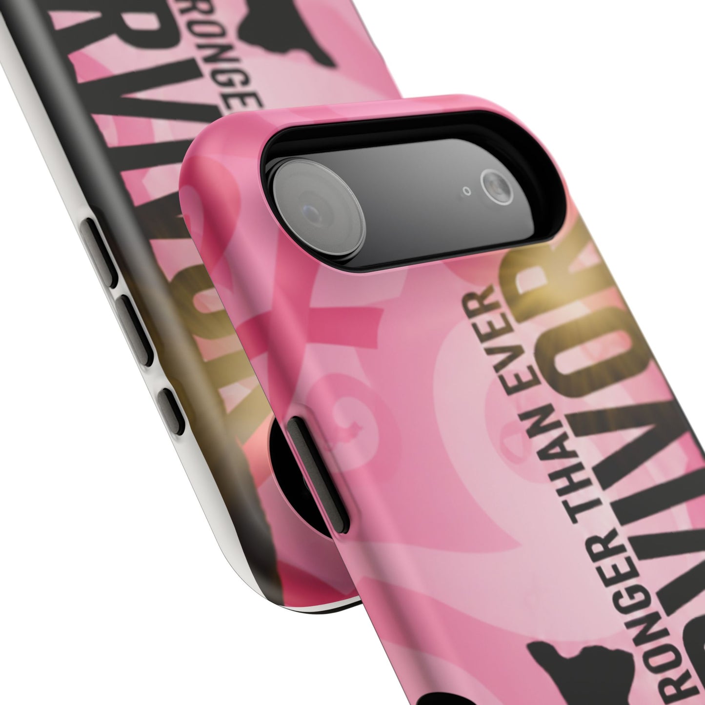 Survivor Impact-Resistant Phone Cases - Empowering, Stronger Than Ever, Gift for Fighters, Resilience Decor, Phone Protection