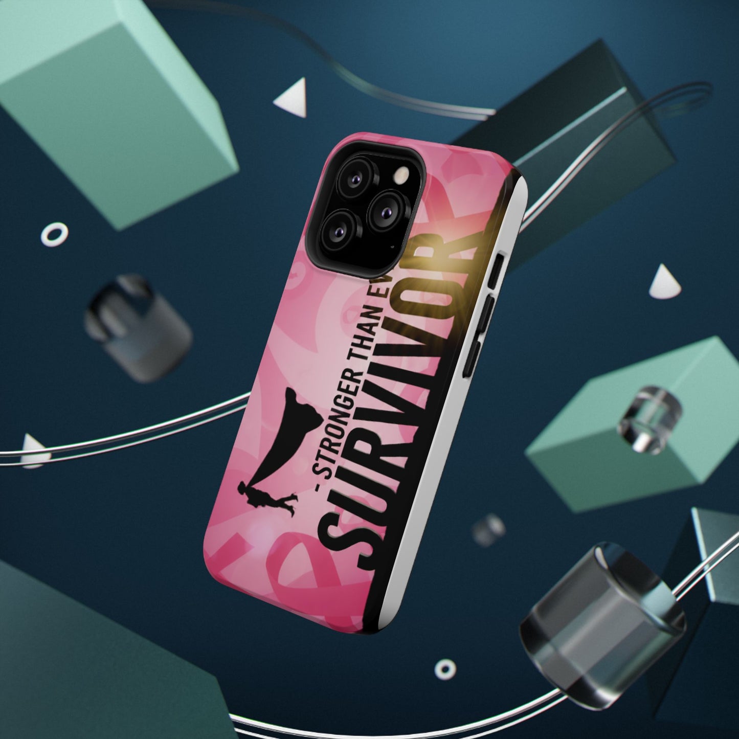 Survivor Impact-Resistant Phone Cases - Empowering, Stronger Than Ever, Gift for Fighters, Resilience Decor, Phone Protection