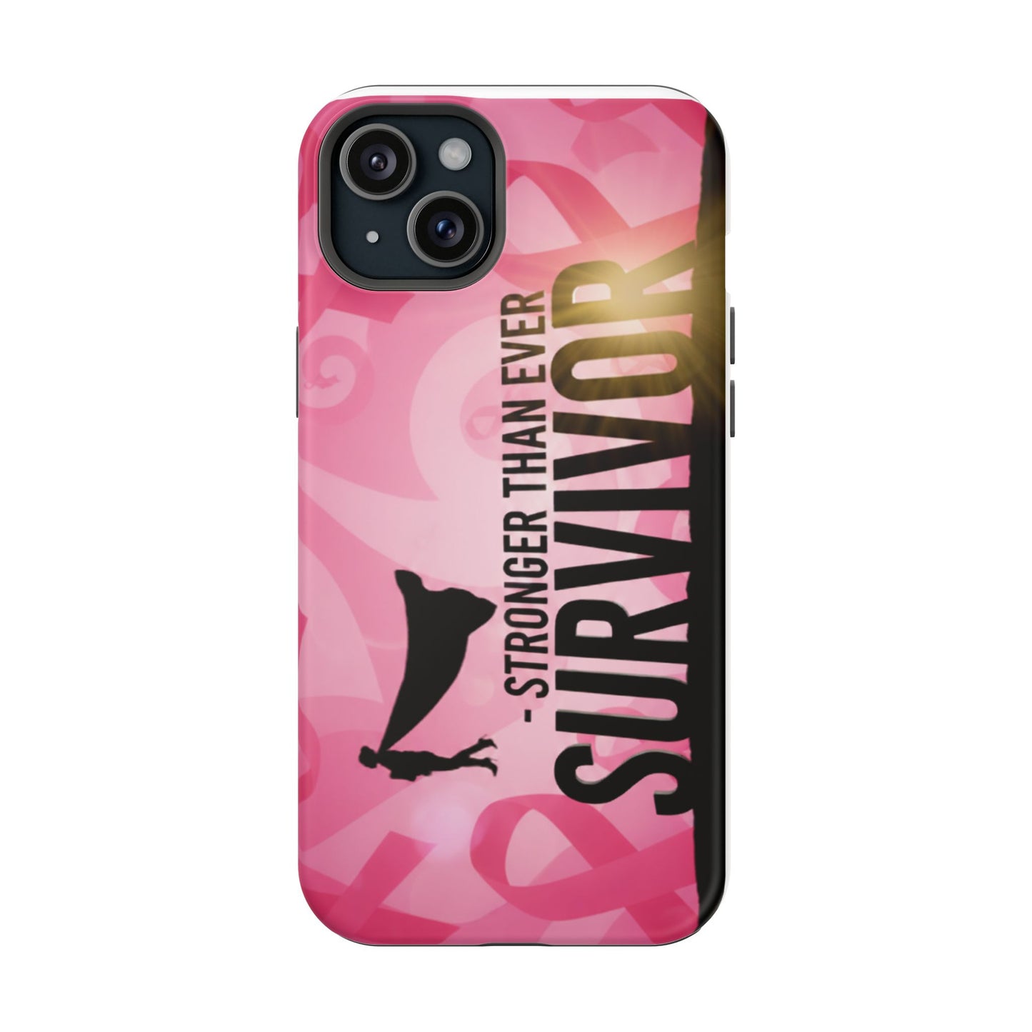 Survivor Impact-Resistant Phone Cases - Empowering, Stronger Than Ever, Gift for Fighters, Resilience Decor, Phone Protection
