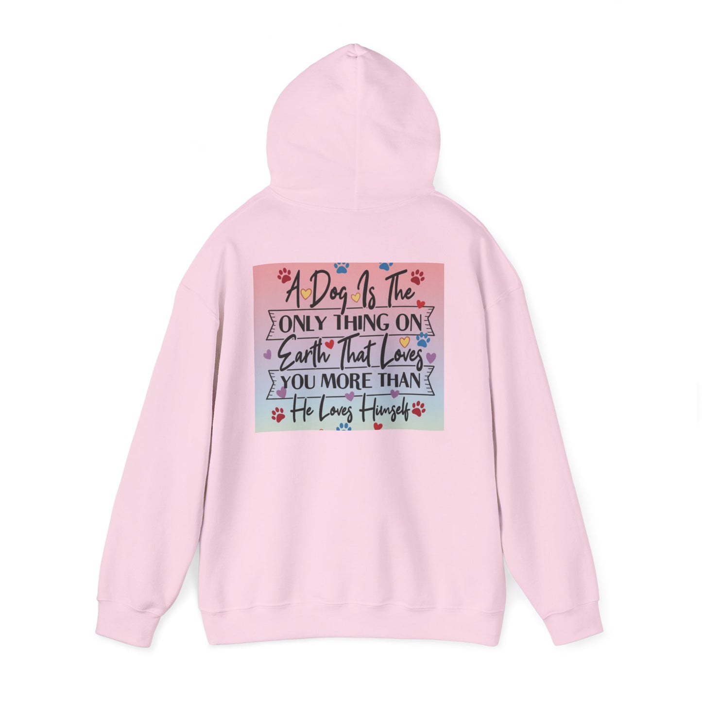 Dog Lover's Hooded Sweatshirt - Cozy Gift for Pet Owners, Perfect for Birthdays, Holidays, or Dog Adoption Events, Inspirational Dog Quote