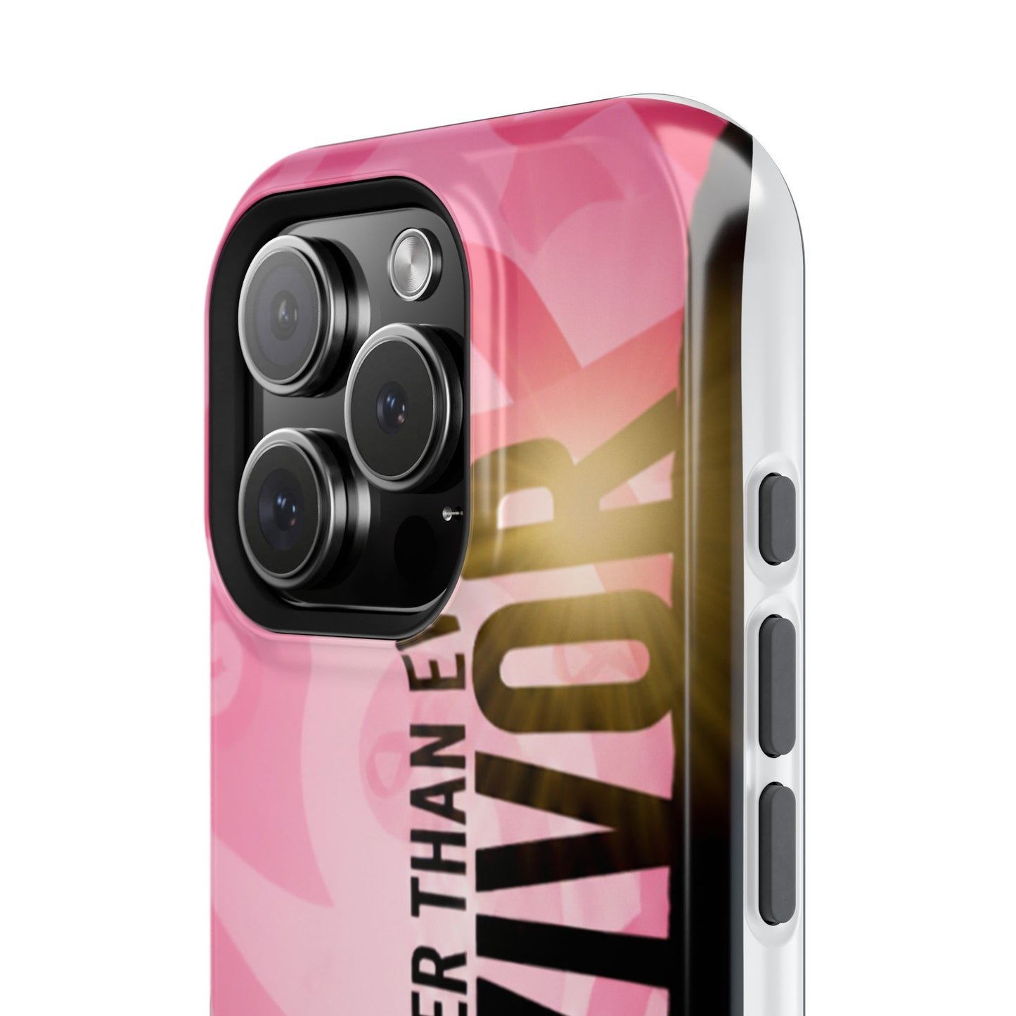 Survivor Impact-Resistant Phone Cases - Empowering, Stronger Than Ever, Gift for Fighters, Resilience Decor, Phone Protection