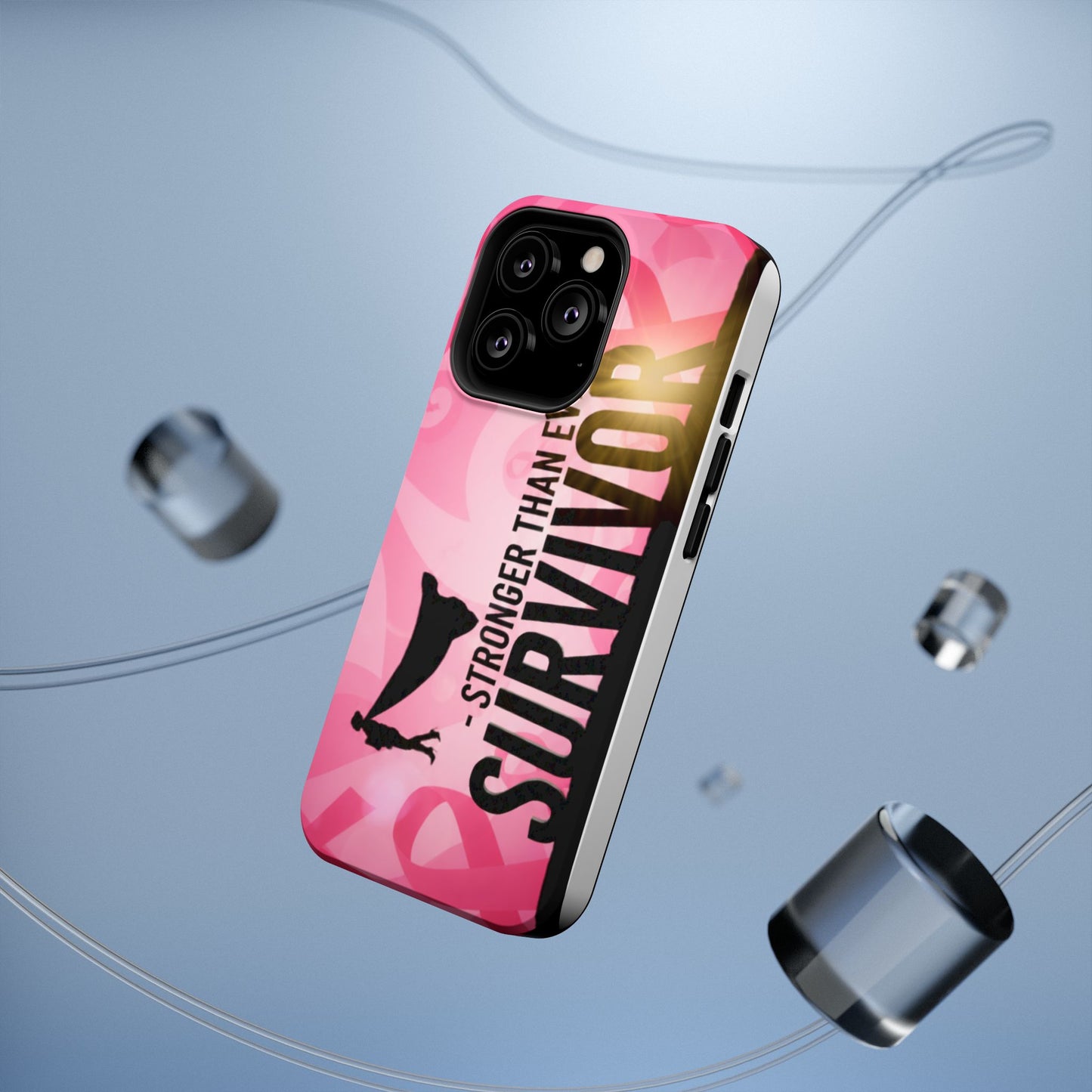 Survivor Impact-Resistant Phone Cases - Empowering, Stronger Than Ever, Gift for Fighters, Resilience Decor, Phone Protection
