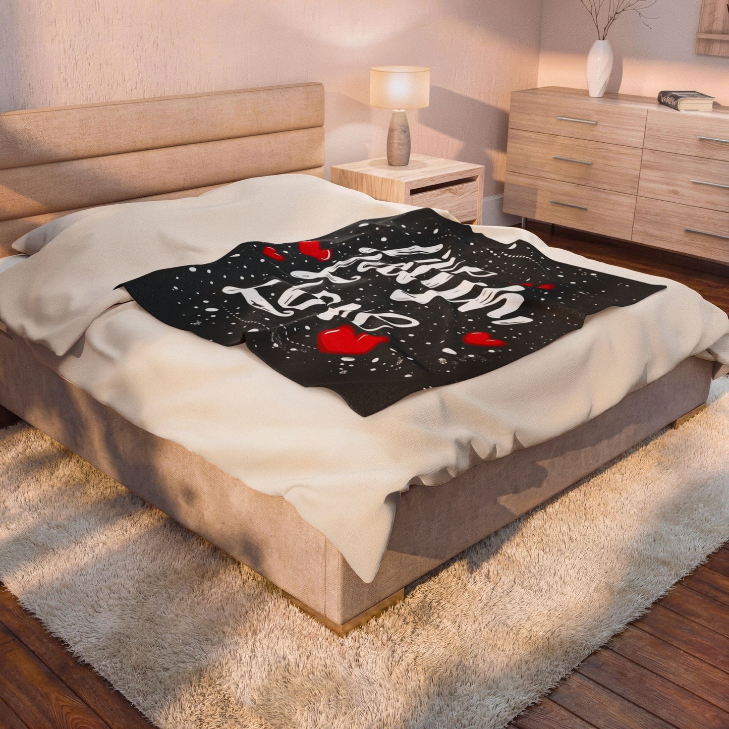 Live, Laugh, Love Design, Soft Throw