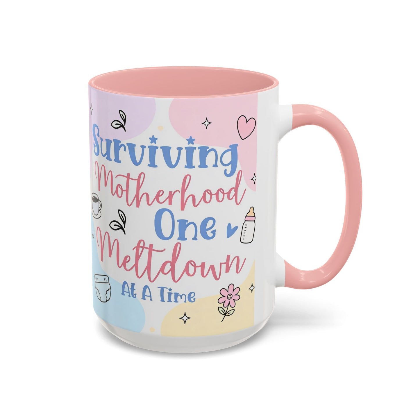 Surviving Motherhood One Meltdown at a Time Coffee Mug