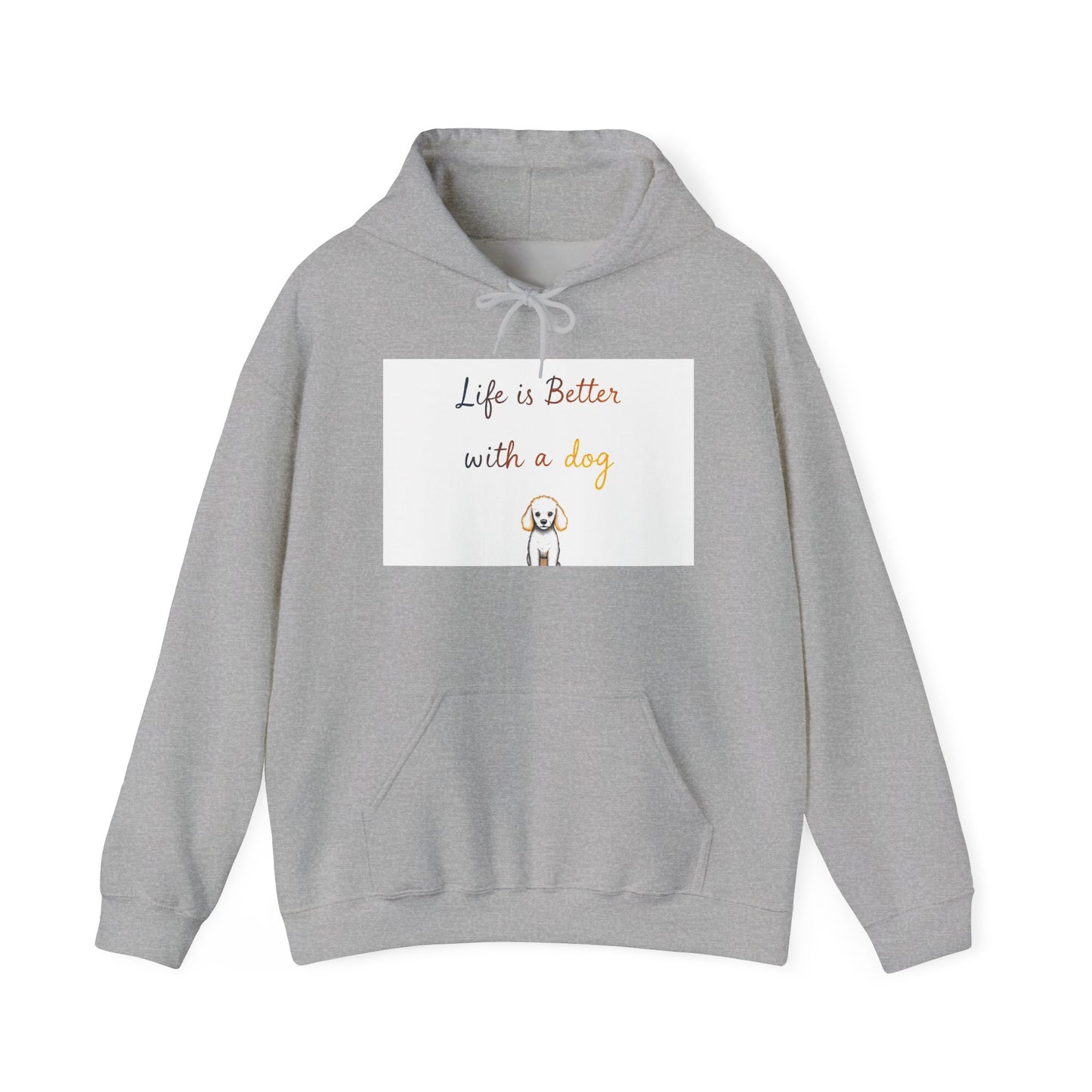Life is Better with a Dog Hoodie - Unisex Sweatshirt for Dog Lovers, Cozy Gift for Pet Owners, Dog-Themed Apparel, Cute Dog Design, [...]