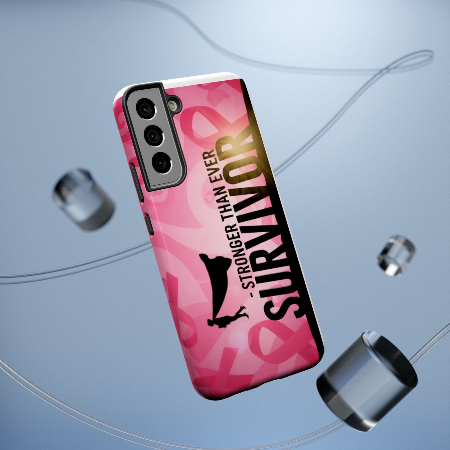 Survivor Impact-Resistant Phone Cases - Empowering, Stronger Than Ever, Gift for Fighters, Resilience Decor, Phone Protection