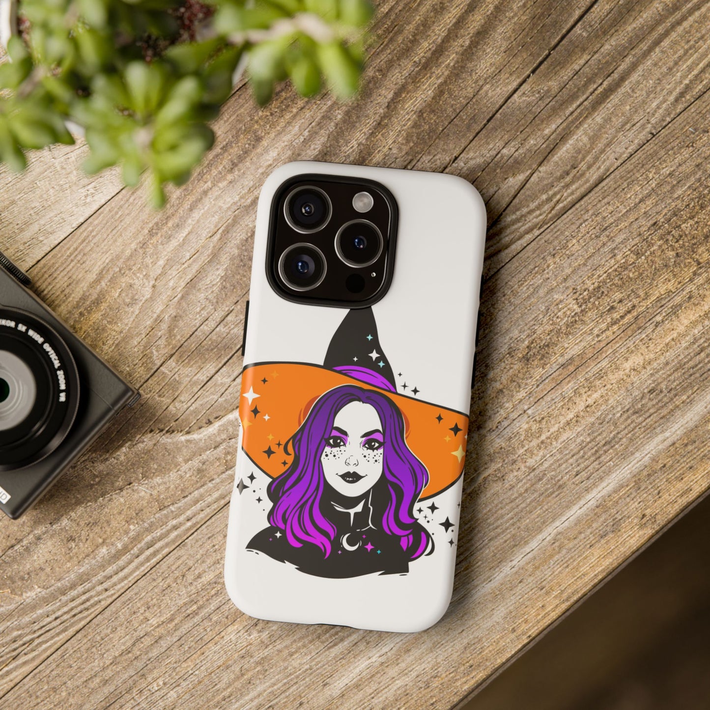 Witchy Phone Case - Tough Cases with Magical Vibe, Halloween Decor, Phone Accessory, Gift for Witch Lovers, Cute Smartphone Case
