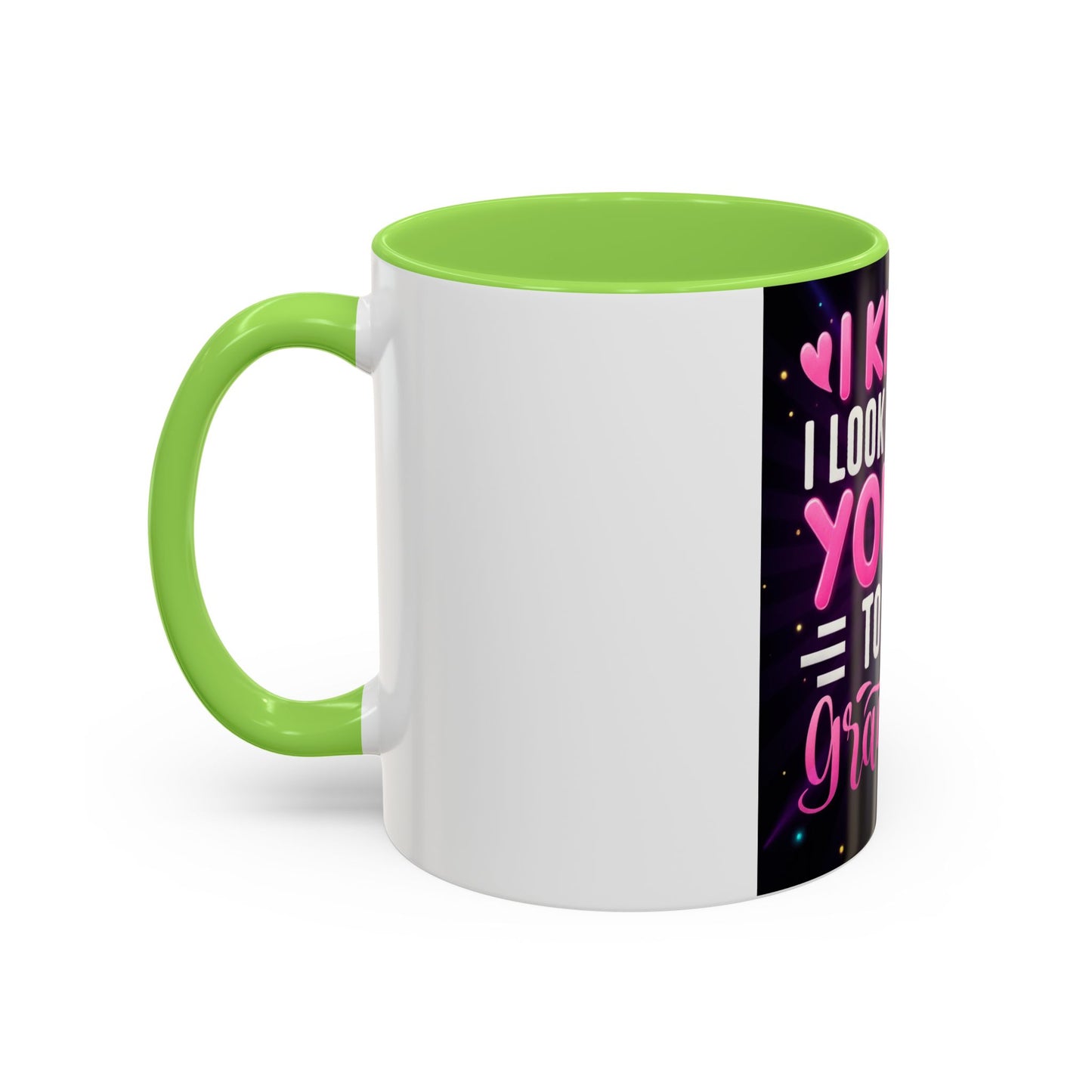 Colorful Grandma Mug - Fun Gift for Grandmothers, Unique Coffee Cup, Birthday, Mother's Day, Celebration, Colorful Design