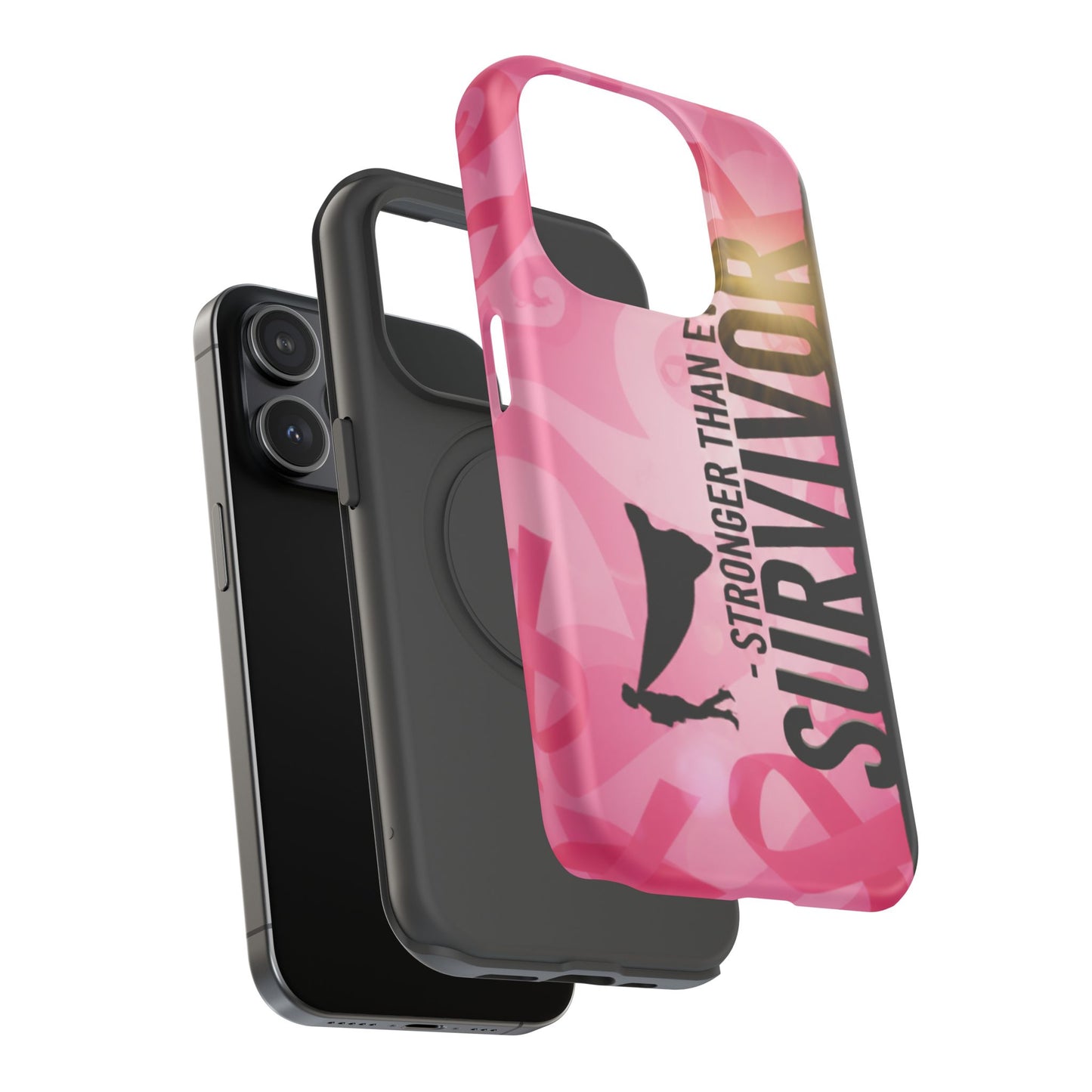 Survivor Impact-Resistant Phone Cases - Empowering, Stronger Than Ever, Gift for Fighters, Resilience Decor, Phone Protection