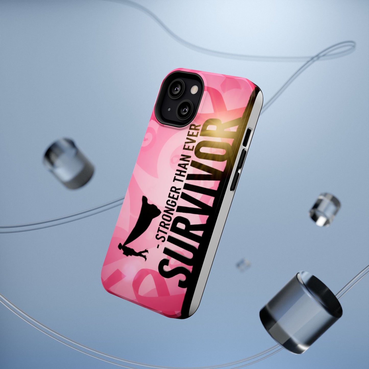 Survivor Impact-Resistant Phone Cases - Empowering, Stronger Than Ever, Gift for Fighters, Resilience Decor, Phone Protection