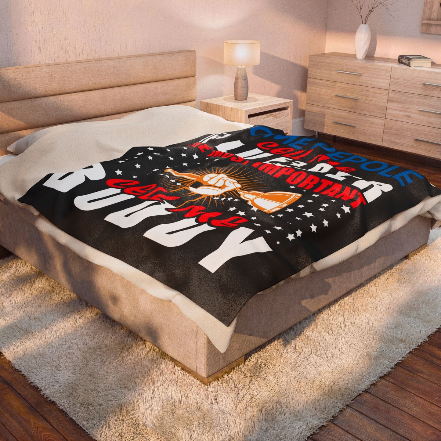 Plumber Motivational Plush Blanket