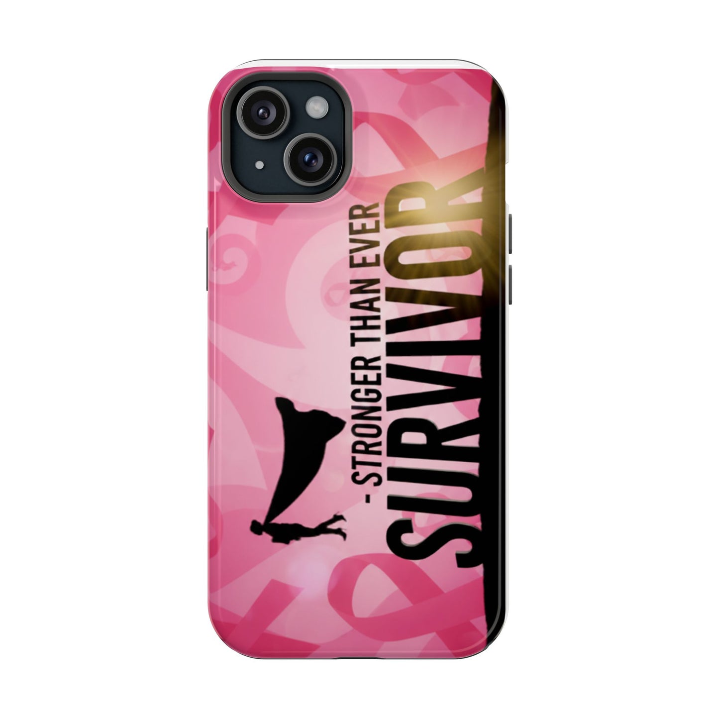 Survivor Impact-Resistant Phone Cases - Empowering, Stronger Than Ever, Gift for Fighters, Resilience Decor, Phone Protection